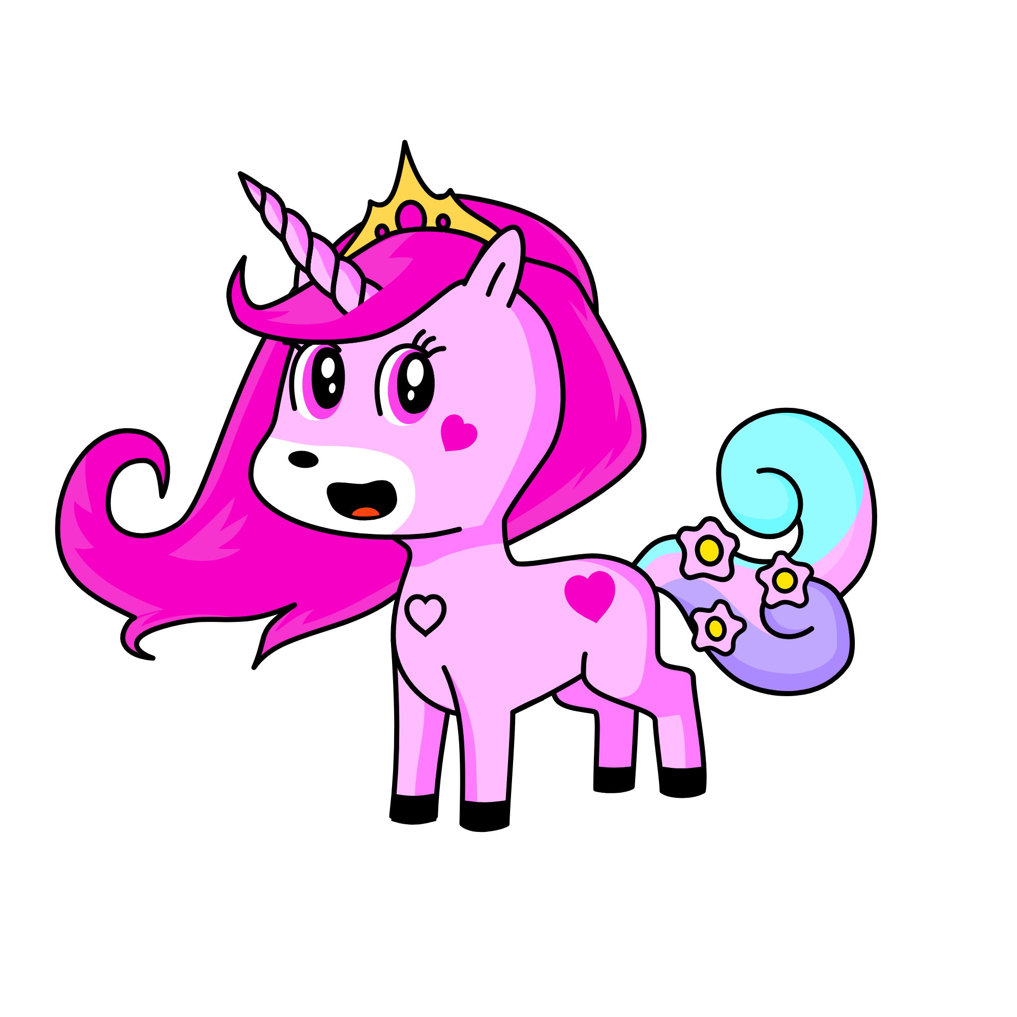rainbowella, the unicorn