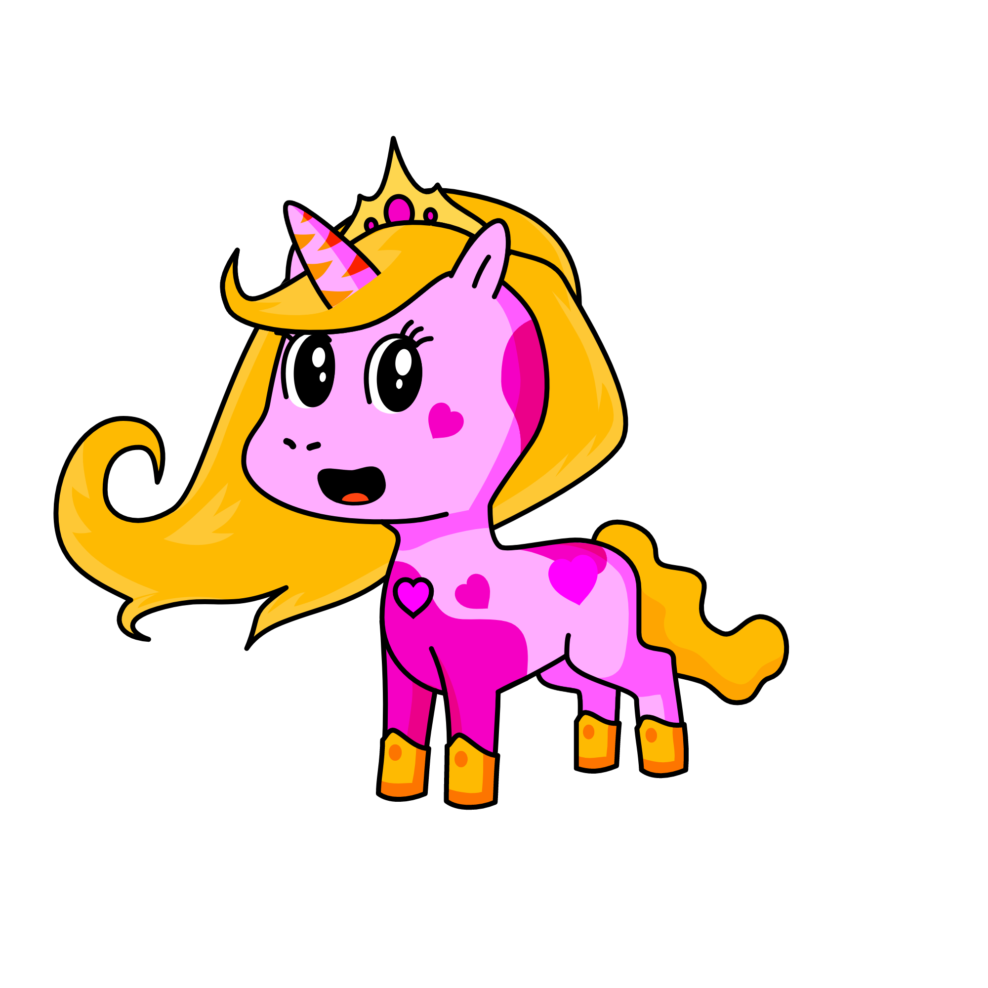 Princess Peach , the unicorn