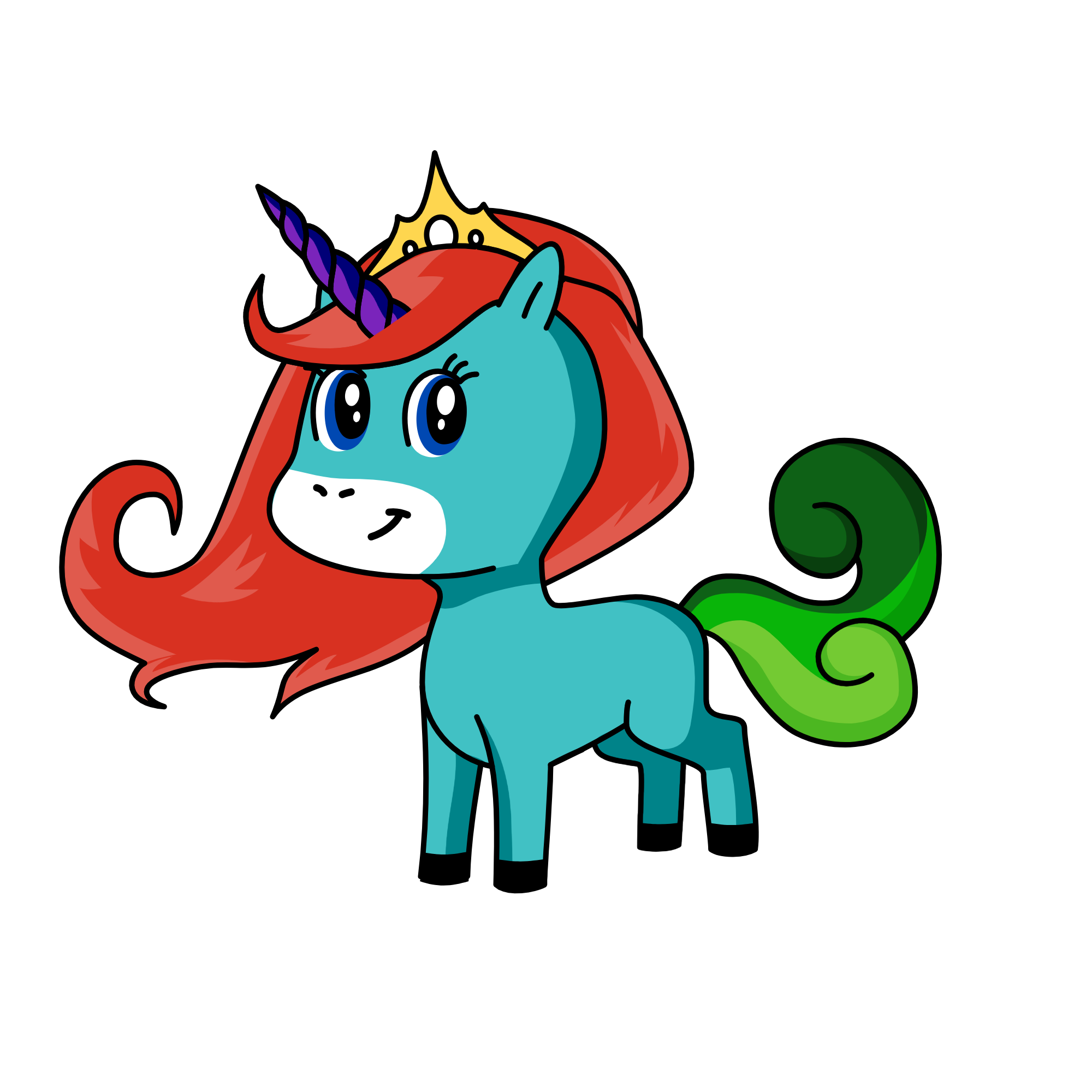 Ariel, the unicorn
