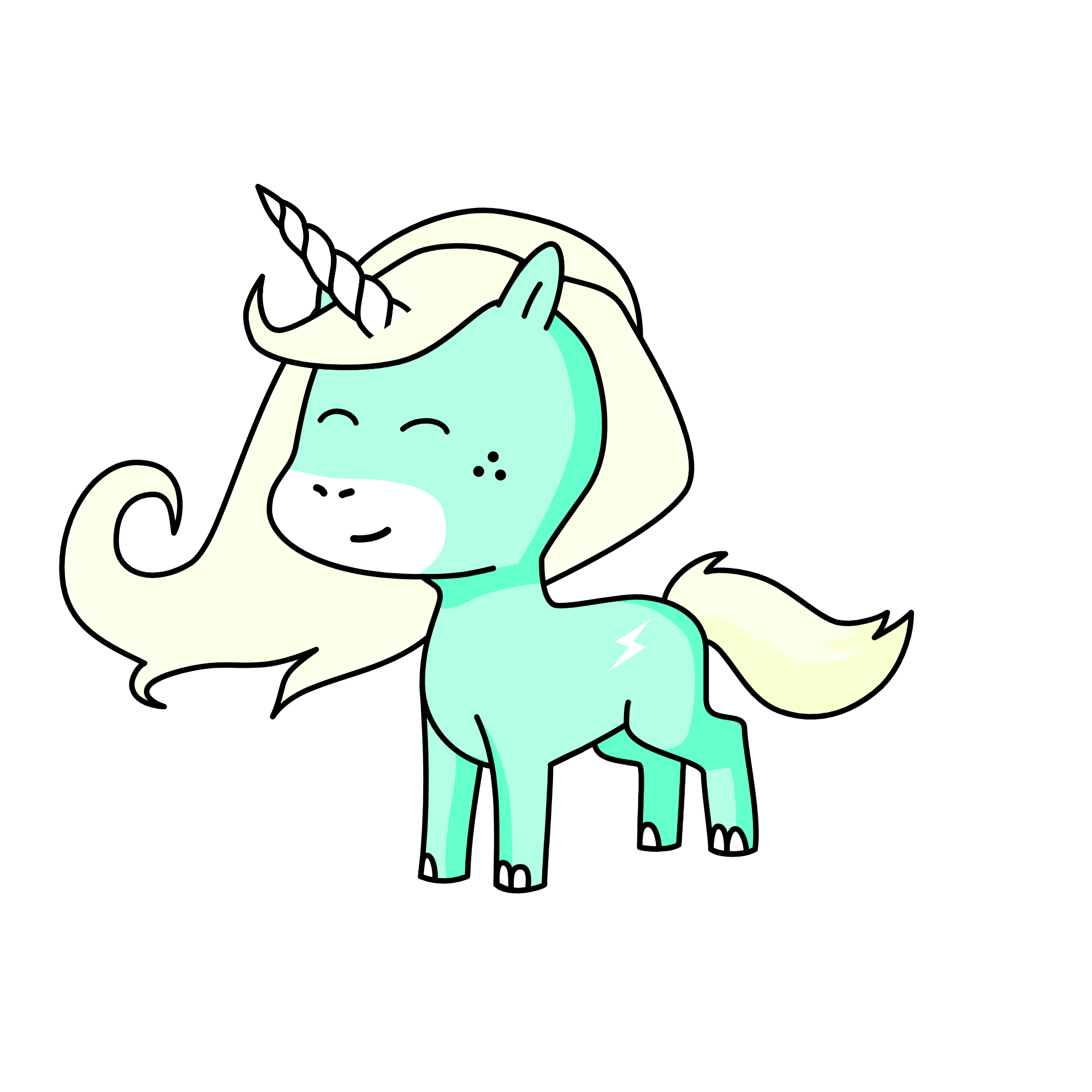 Misty, the unicorn