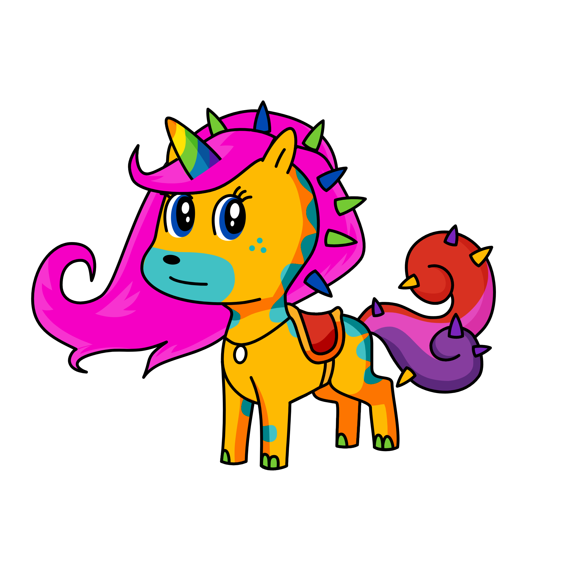 rainbow, the unicorn