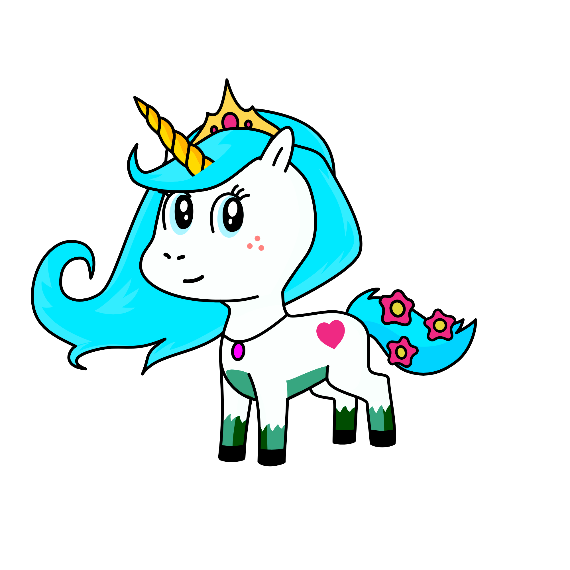 princess, the unicorn