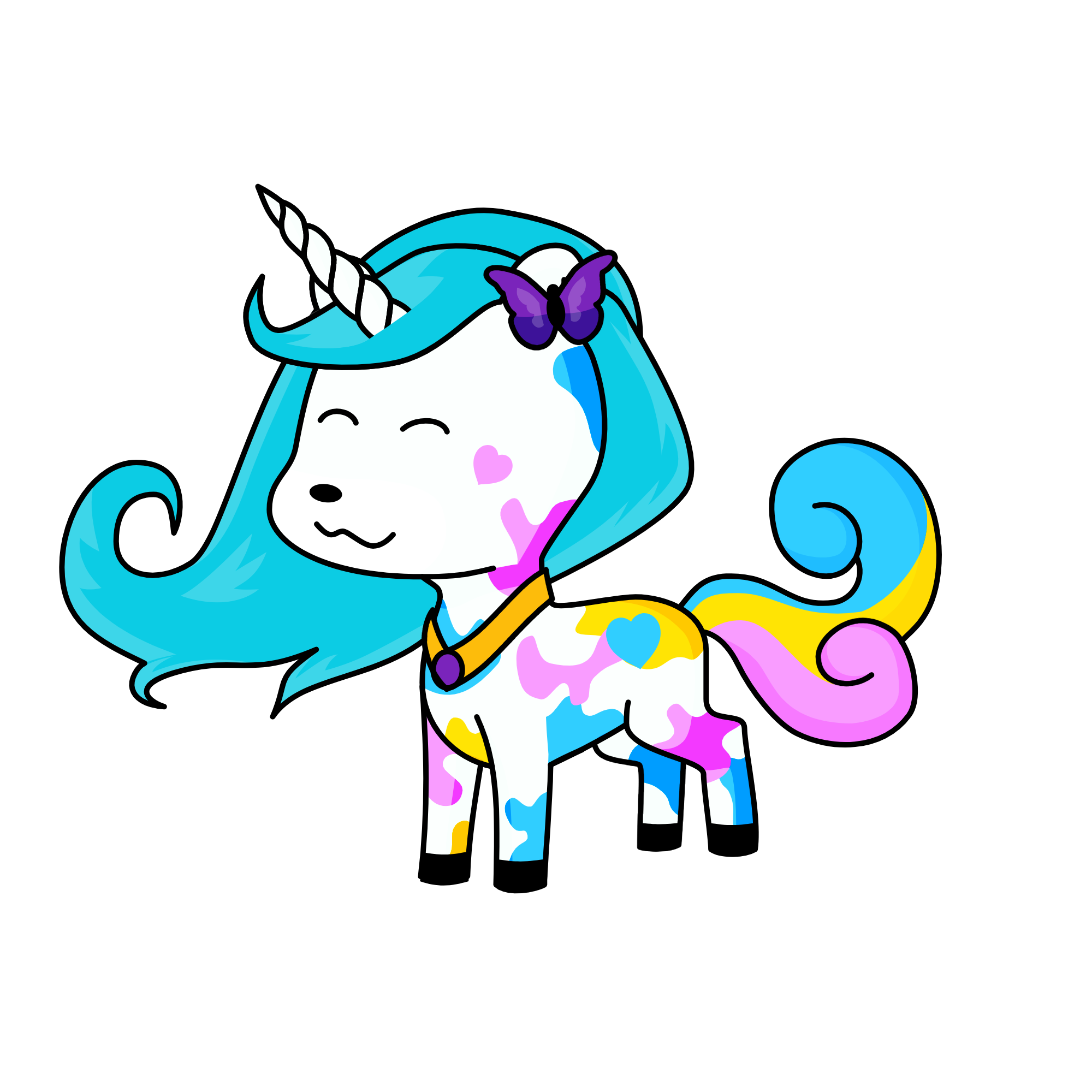 Mellow, the unicorn