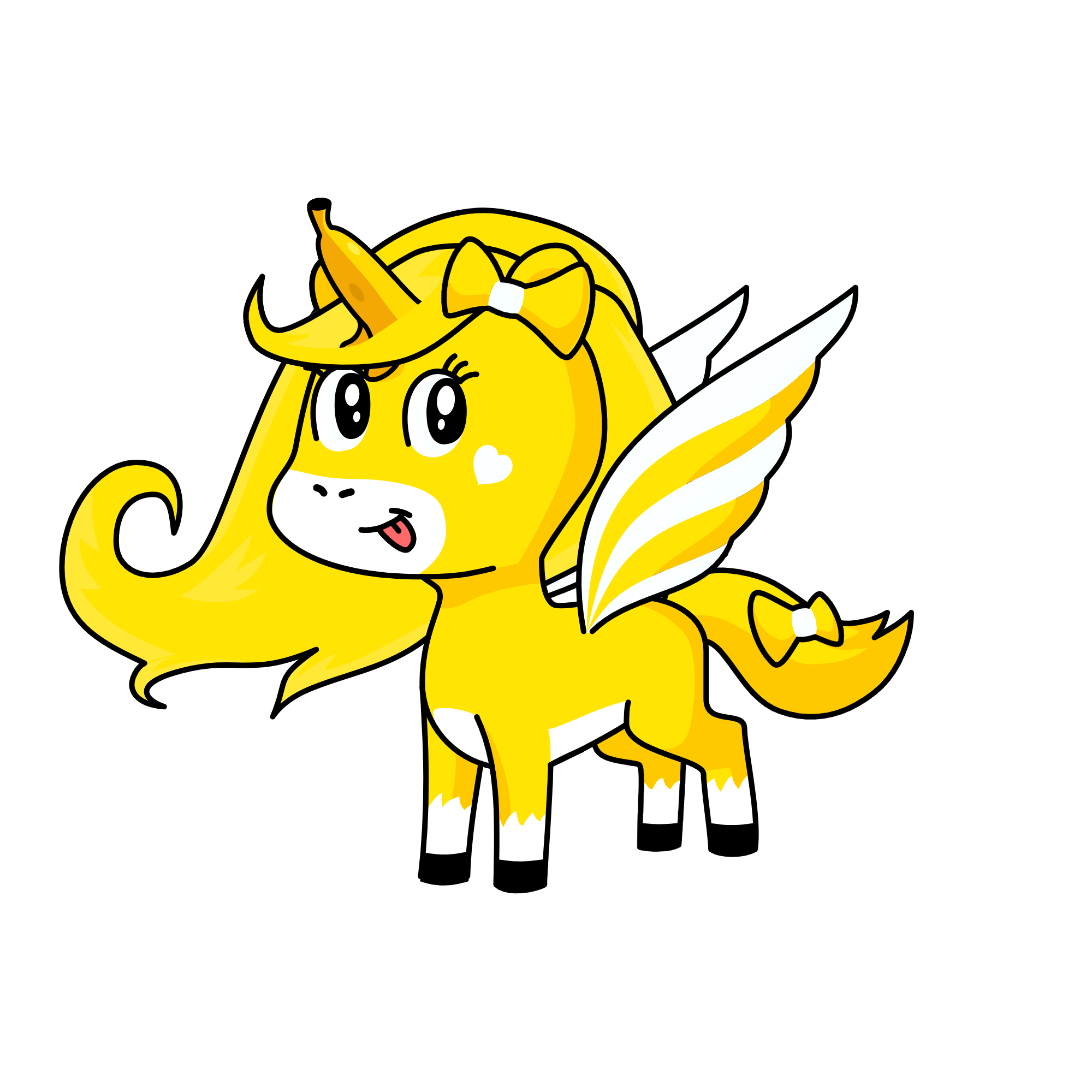 bannana, the unicorn