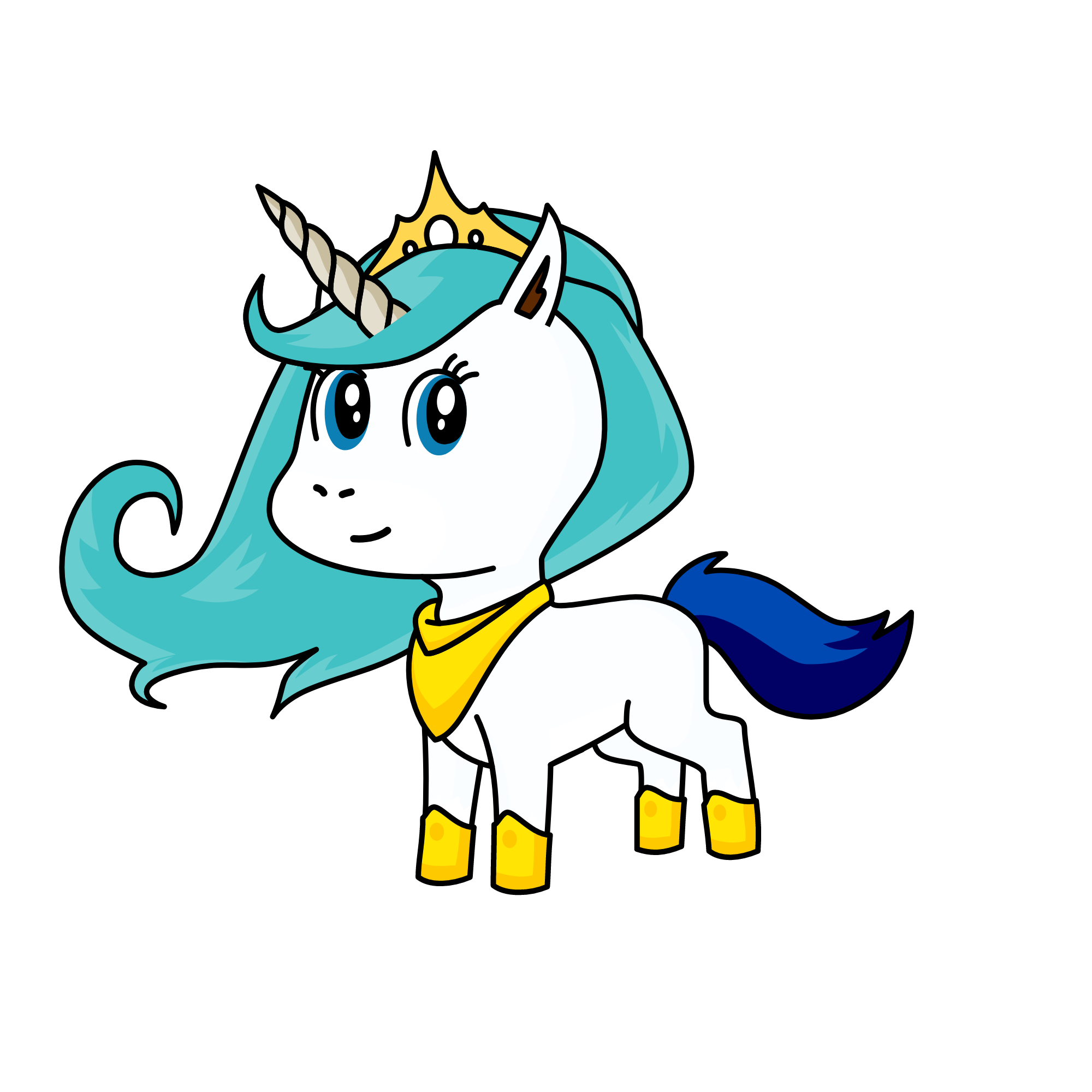 sun light shimmer, the unicorn