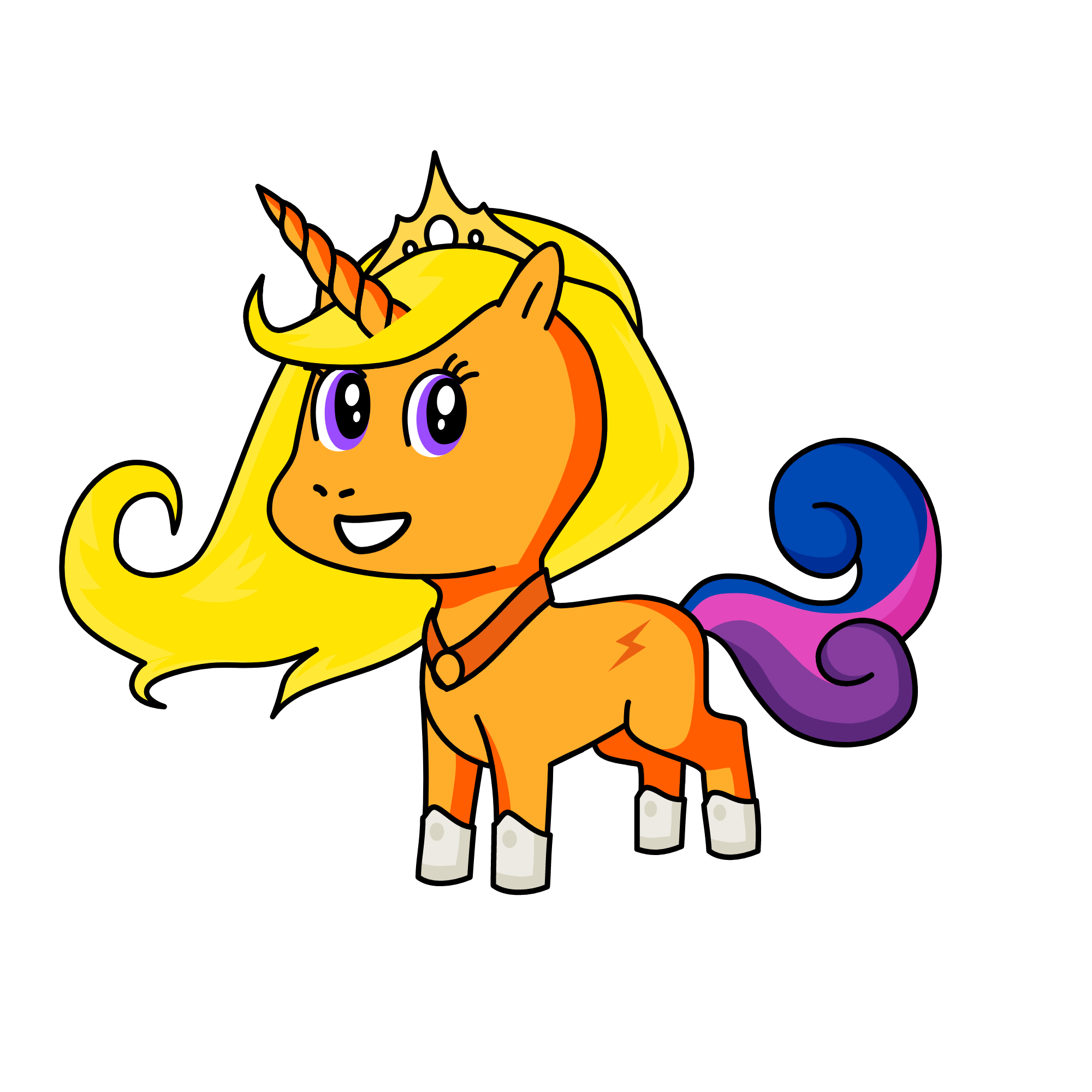 princess sun, the unicorn