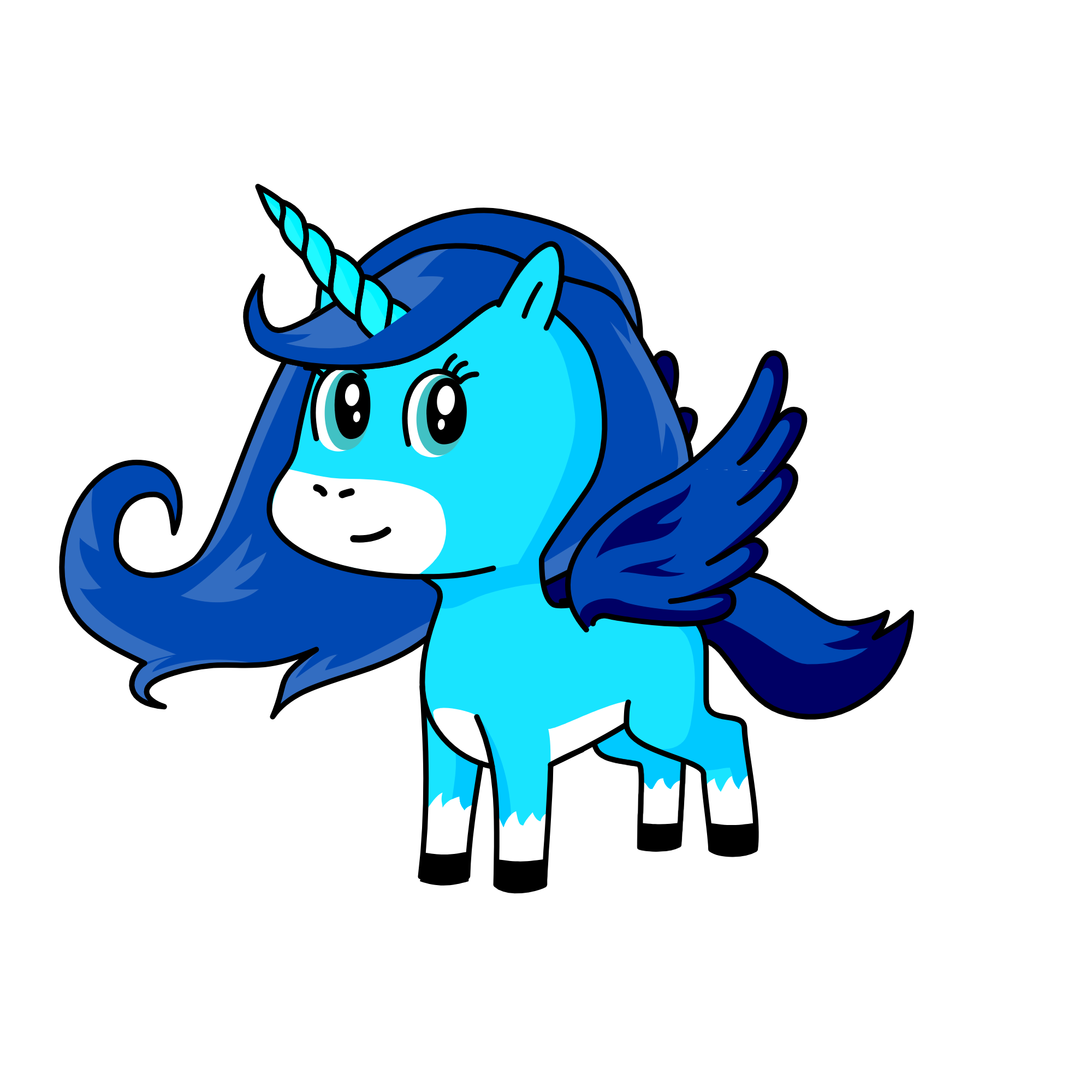 Sky, the unicorn