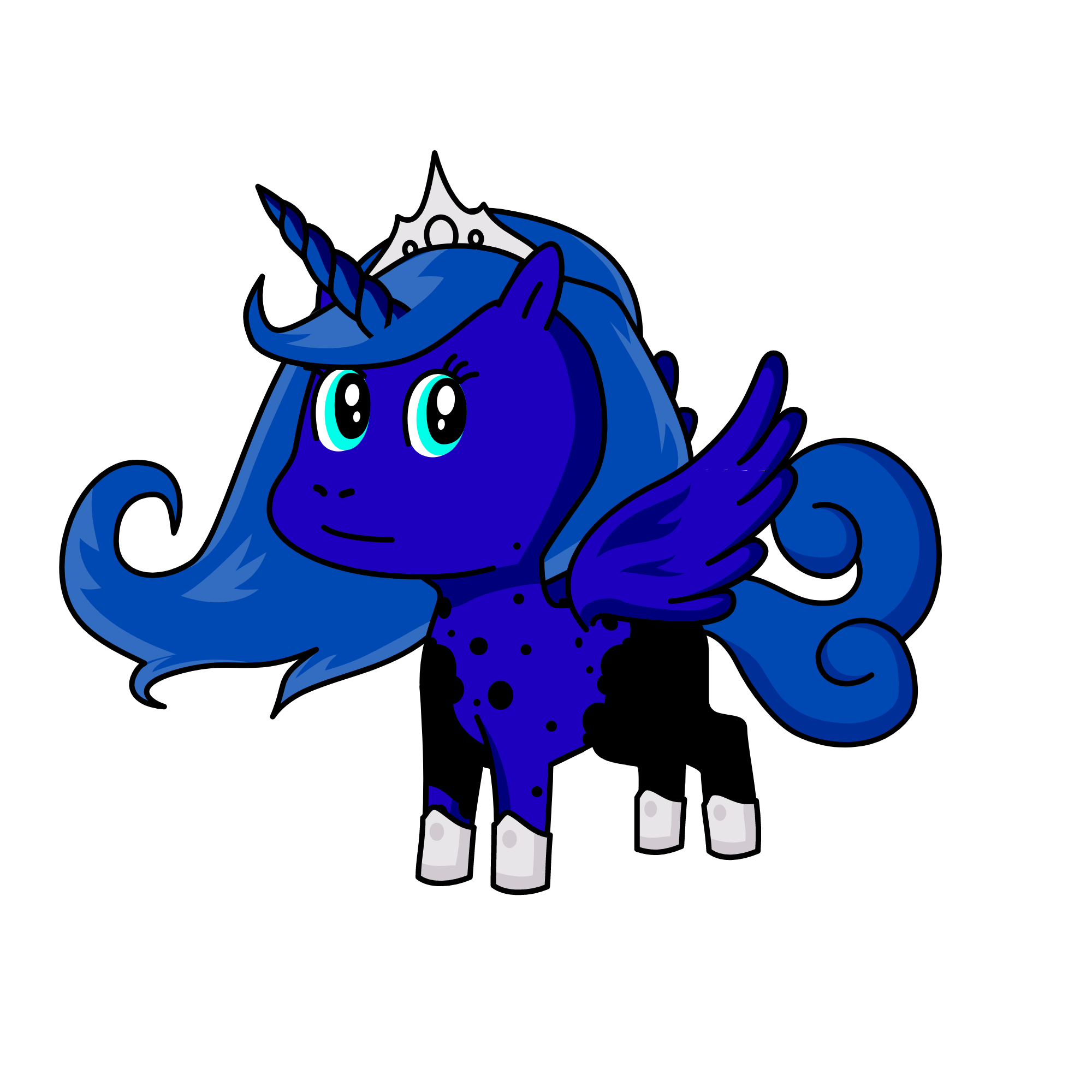 Princess Luna, the unicorn