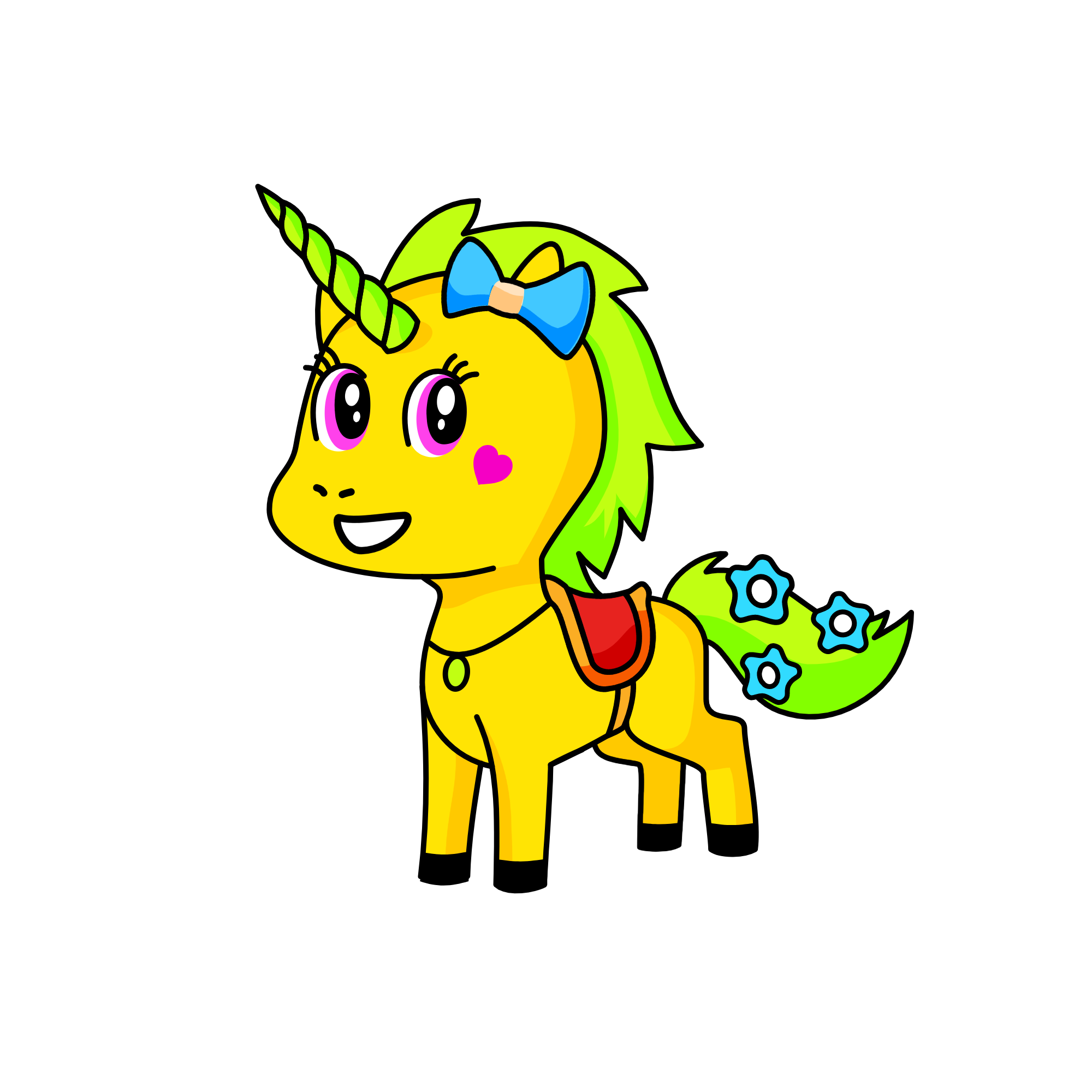 rabbit, the unicorn