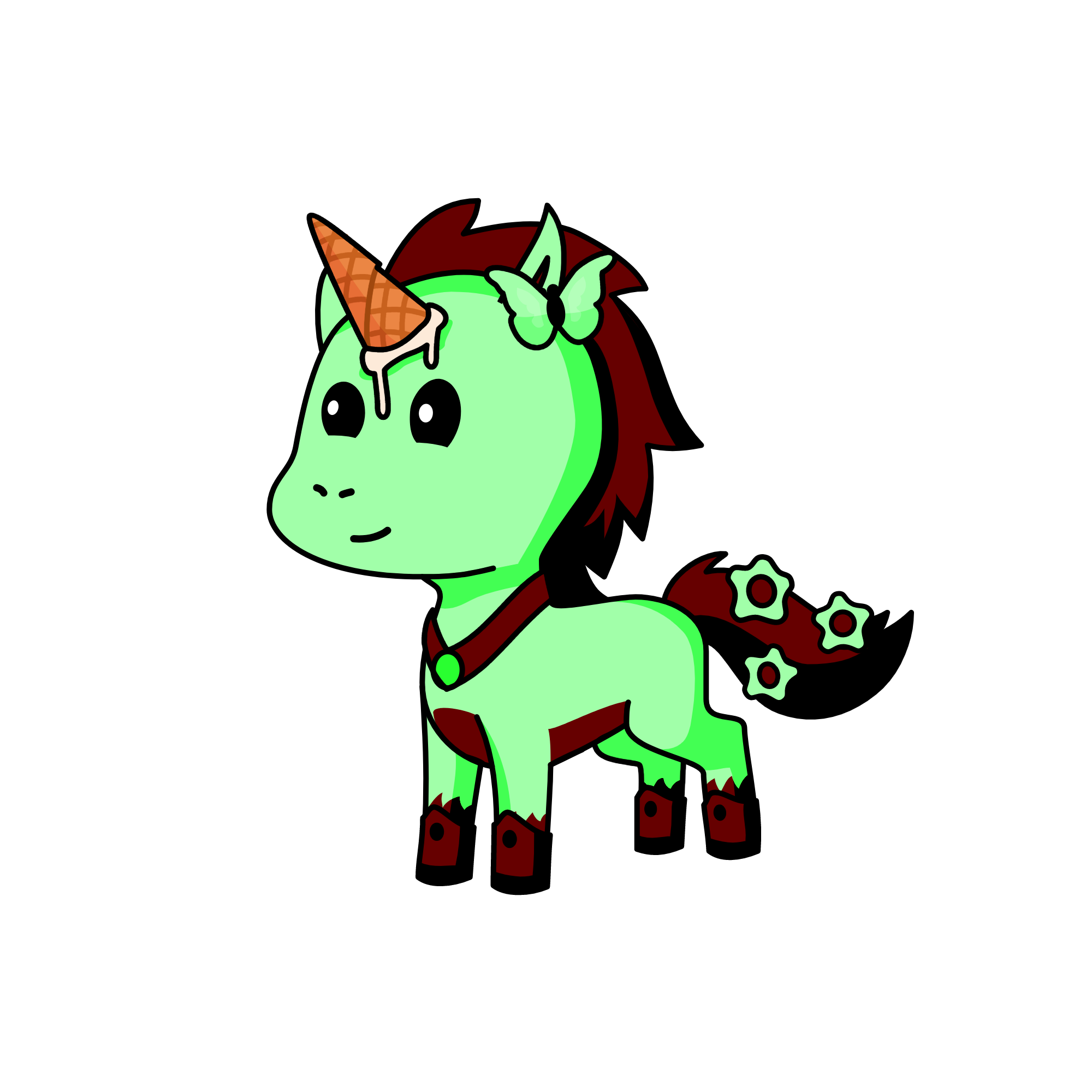 Mint , the unicorn