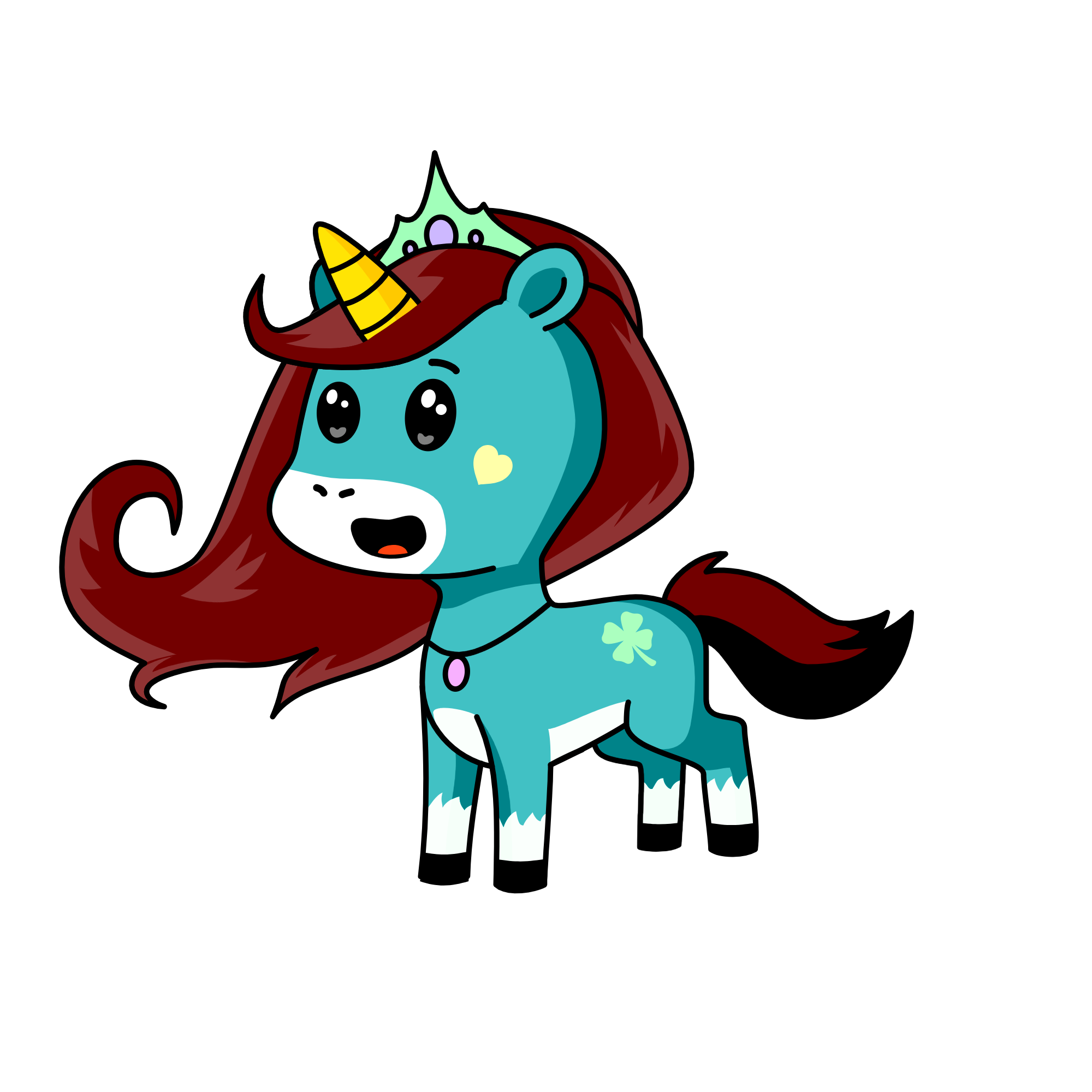 Foamy, the unicorn