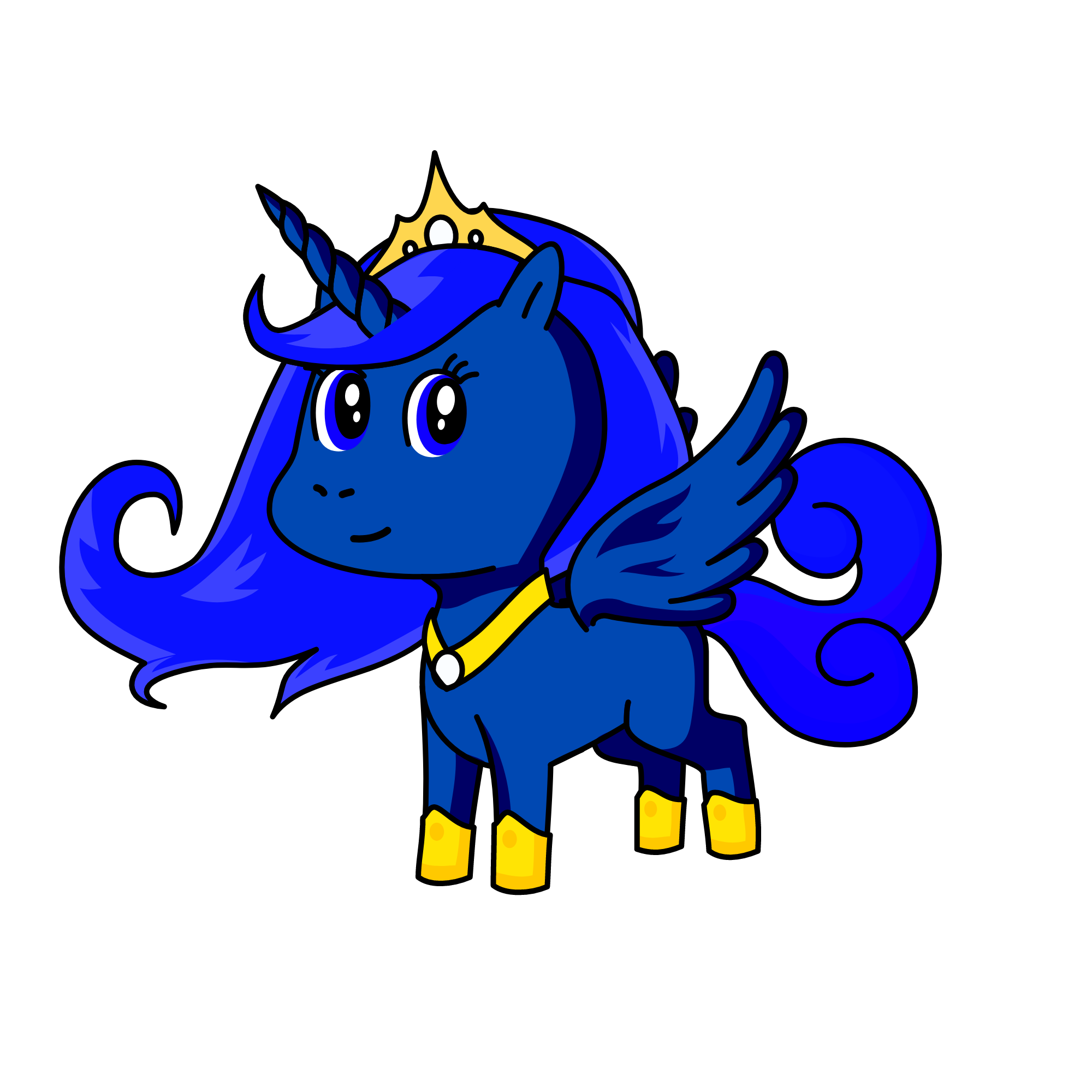 princess luna, the unicorn