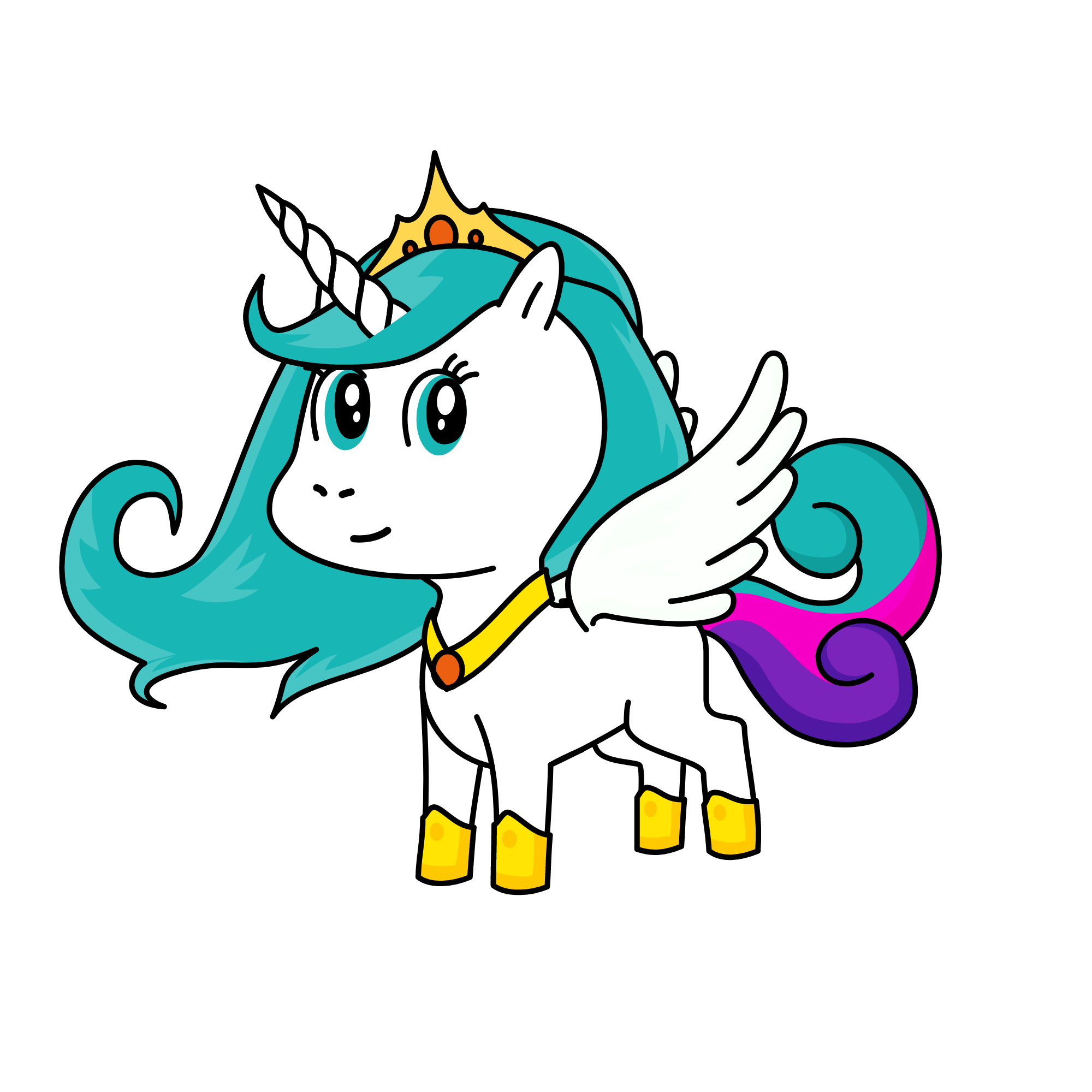 princess celestia, the unicorn