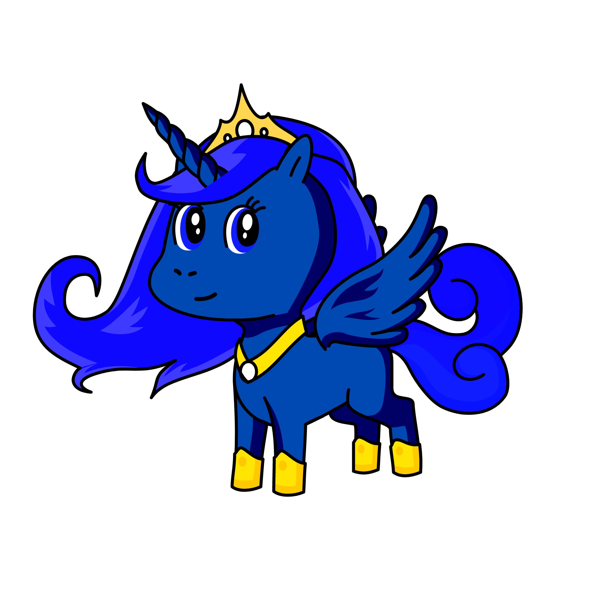 princess luna, the unicorn