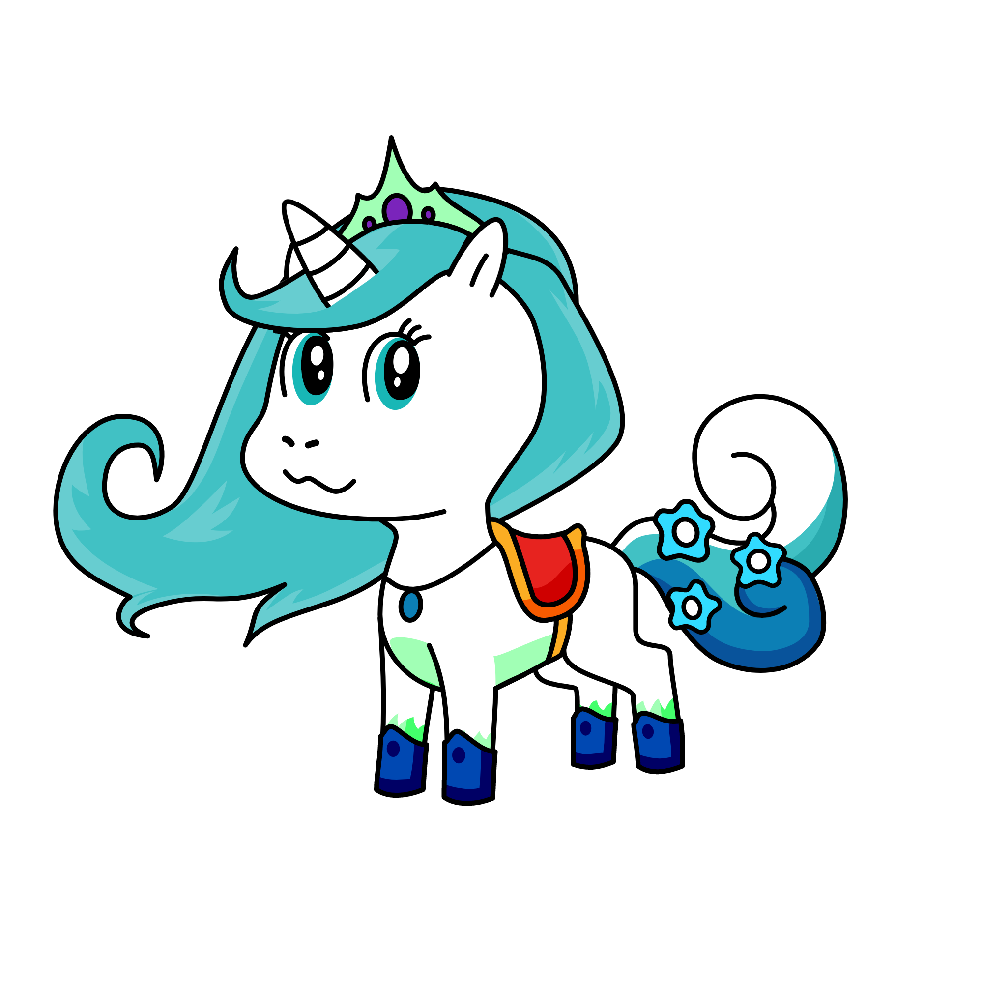 Crystal, the unicorn