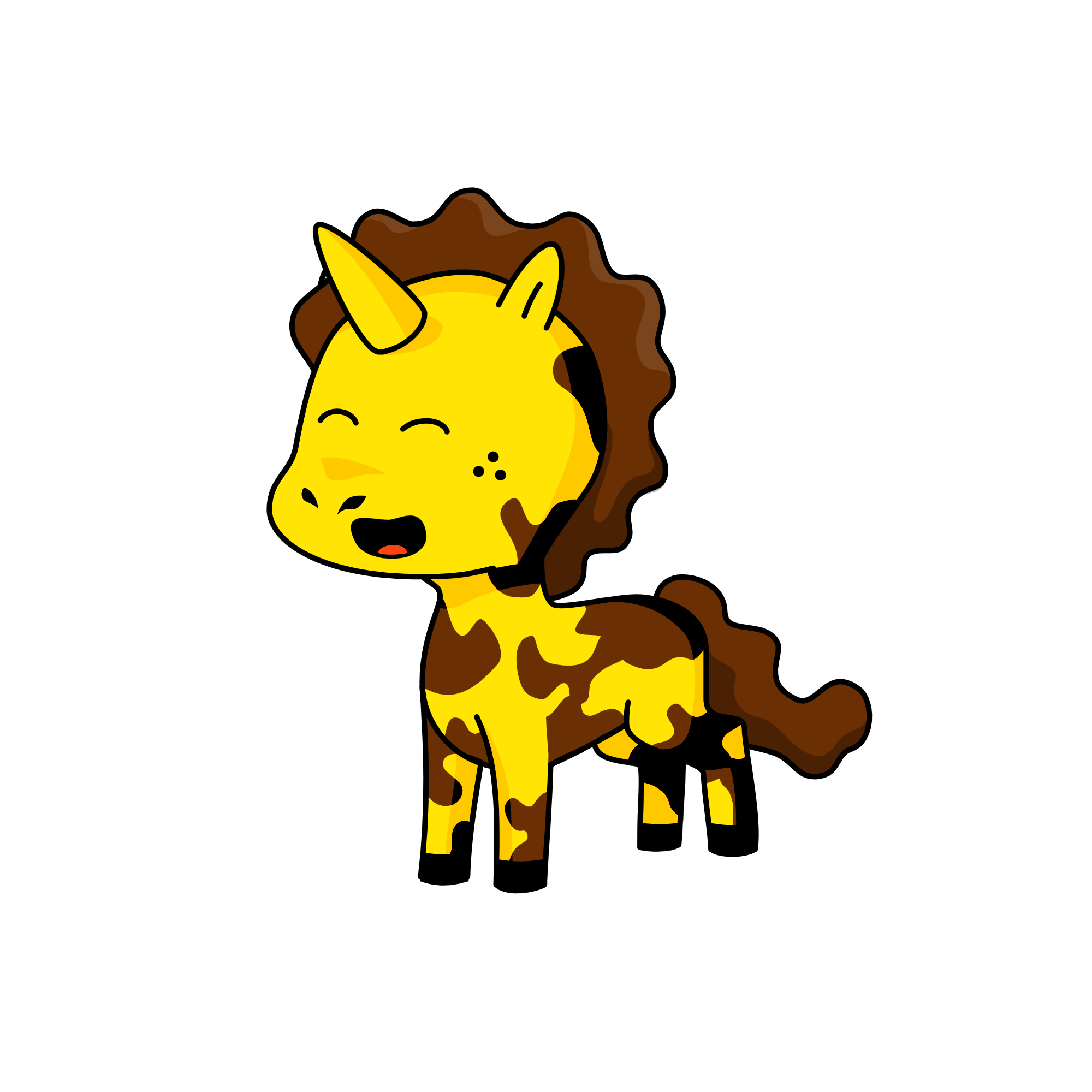 giraffeacorn, the unicorn
