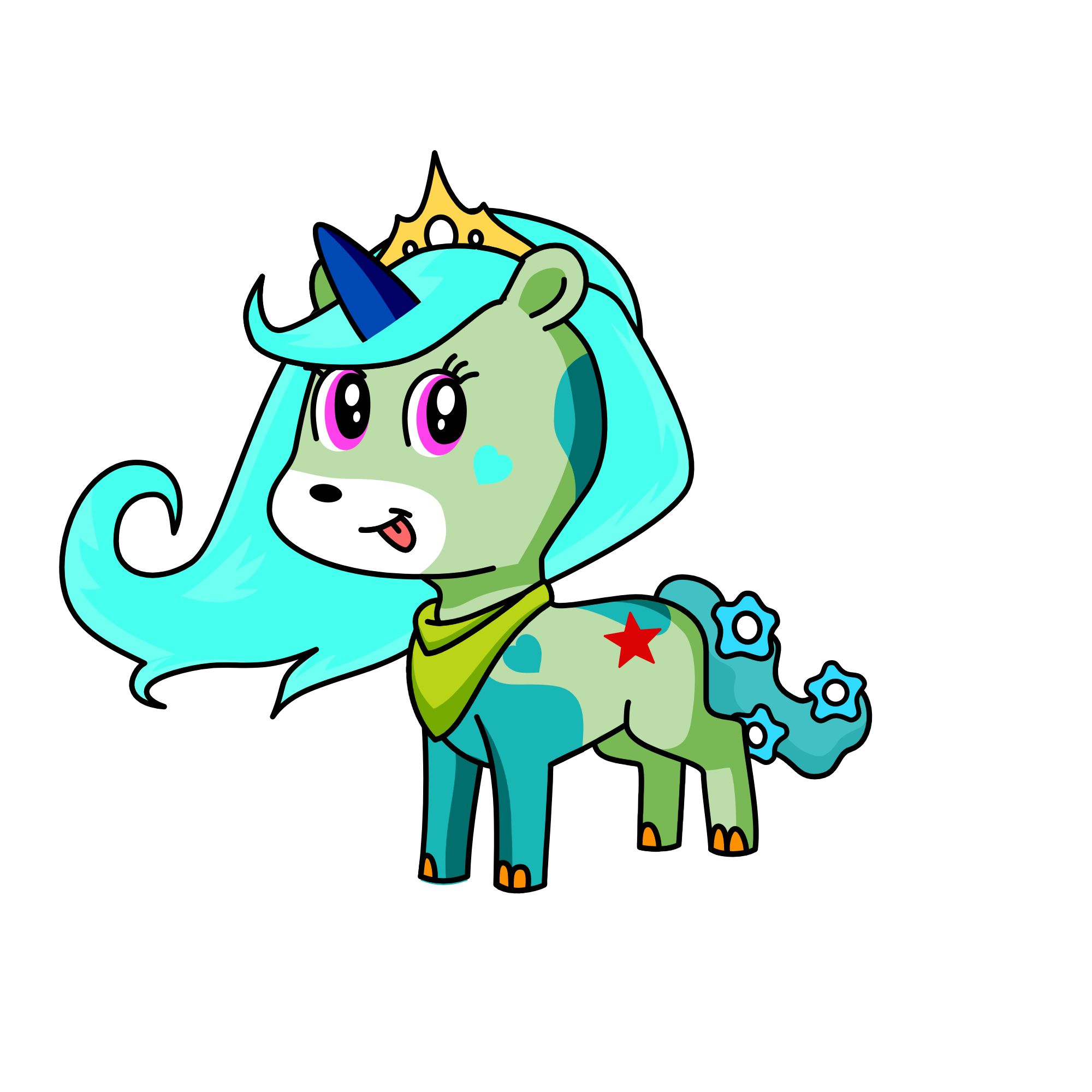 cloud, the unicorn