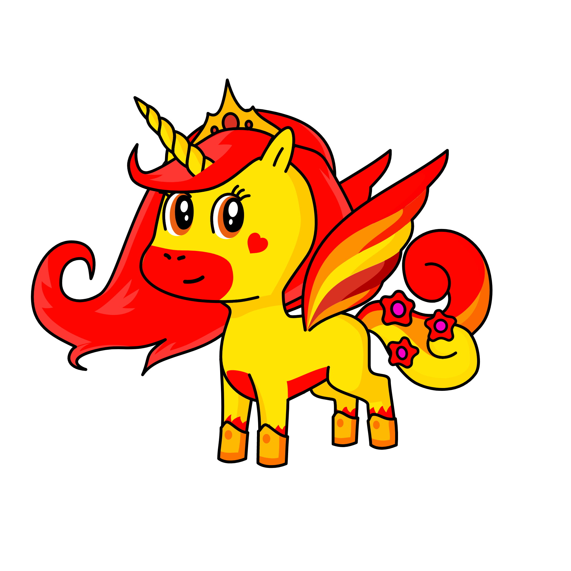 Sunshine shimmer, the unicorn