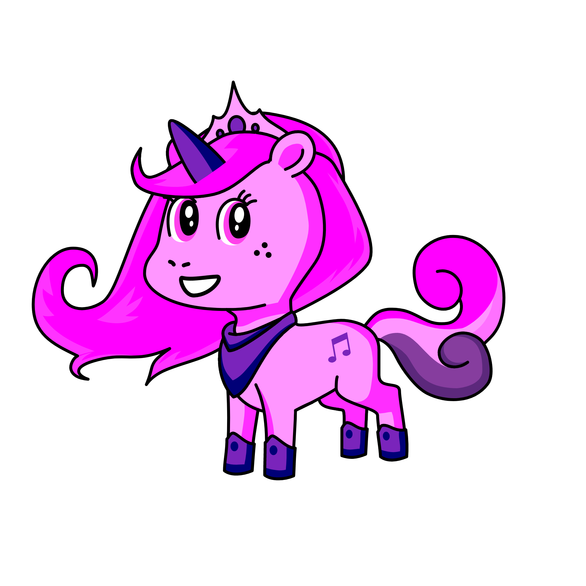 රෝස්, the unicorn