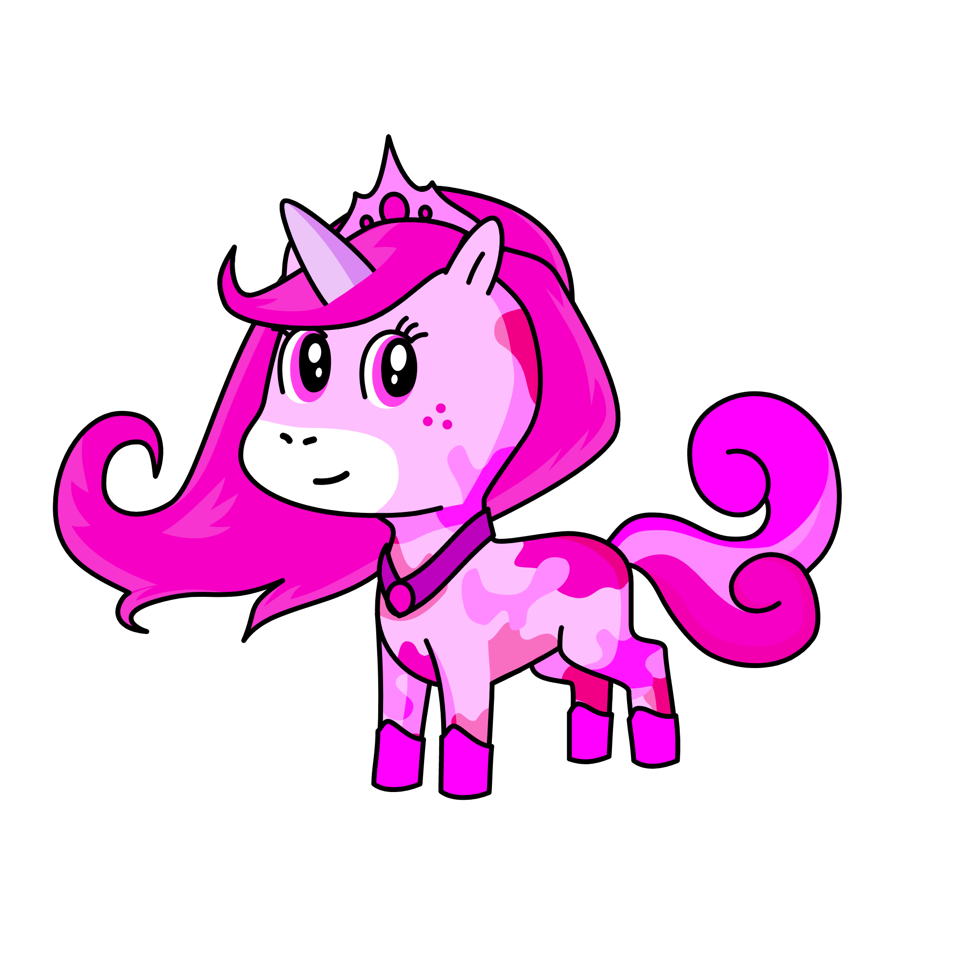 pink, the unicorn