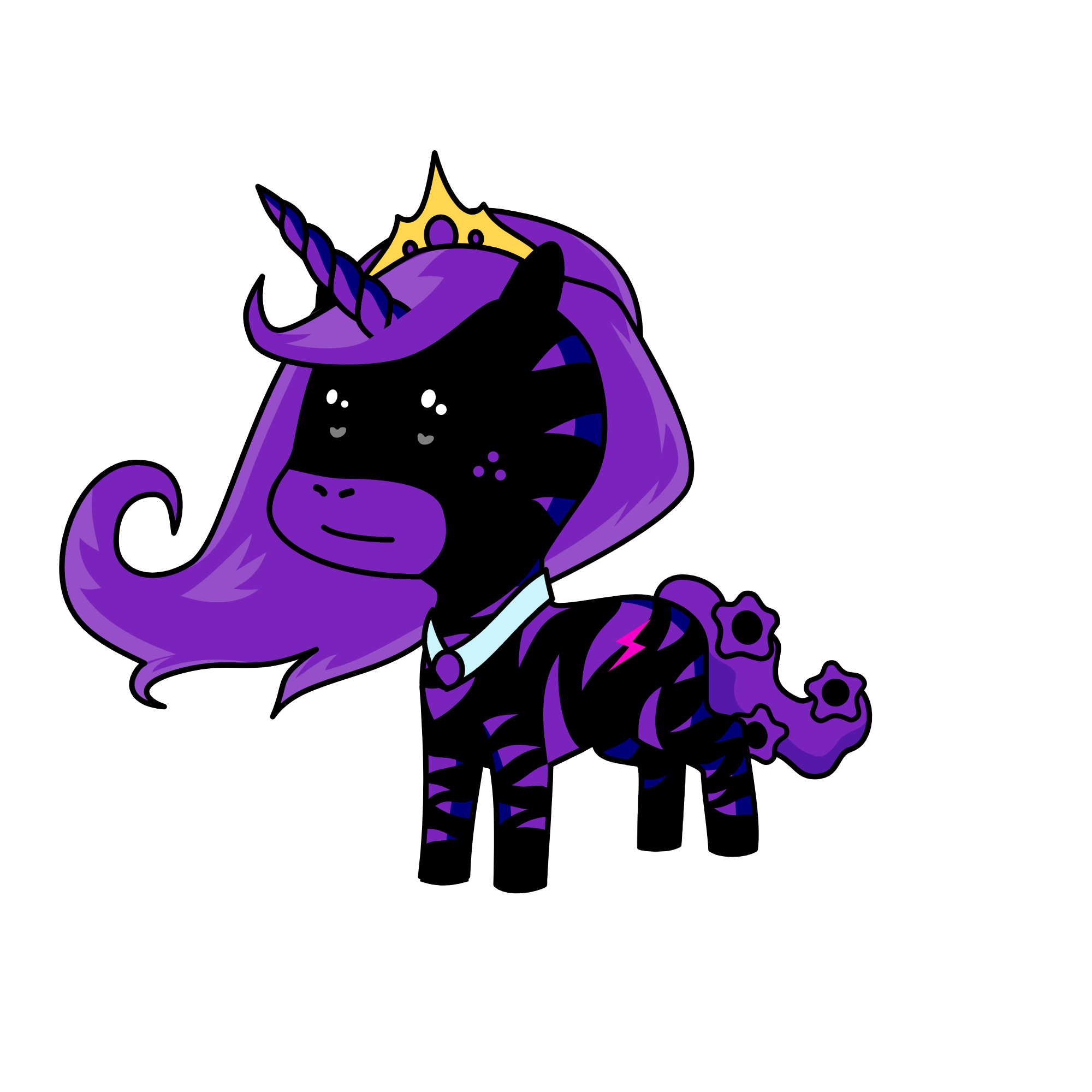 the anger of the night, the unicorn