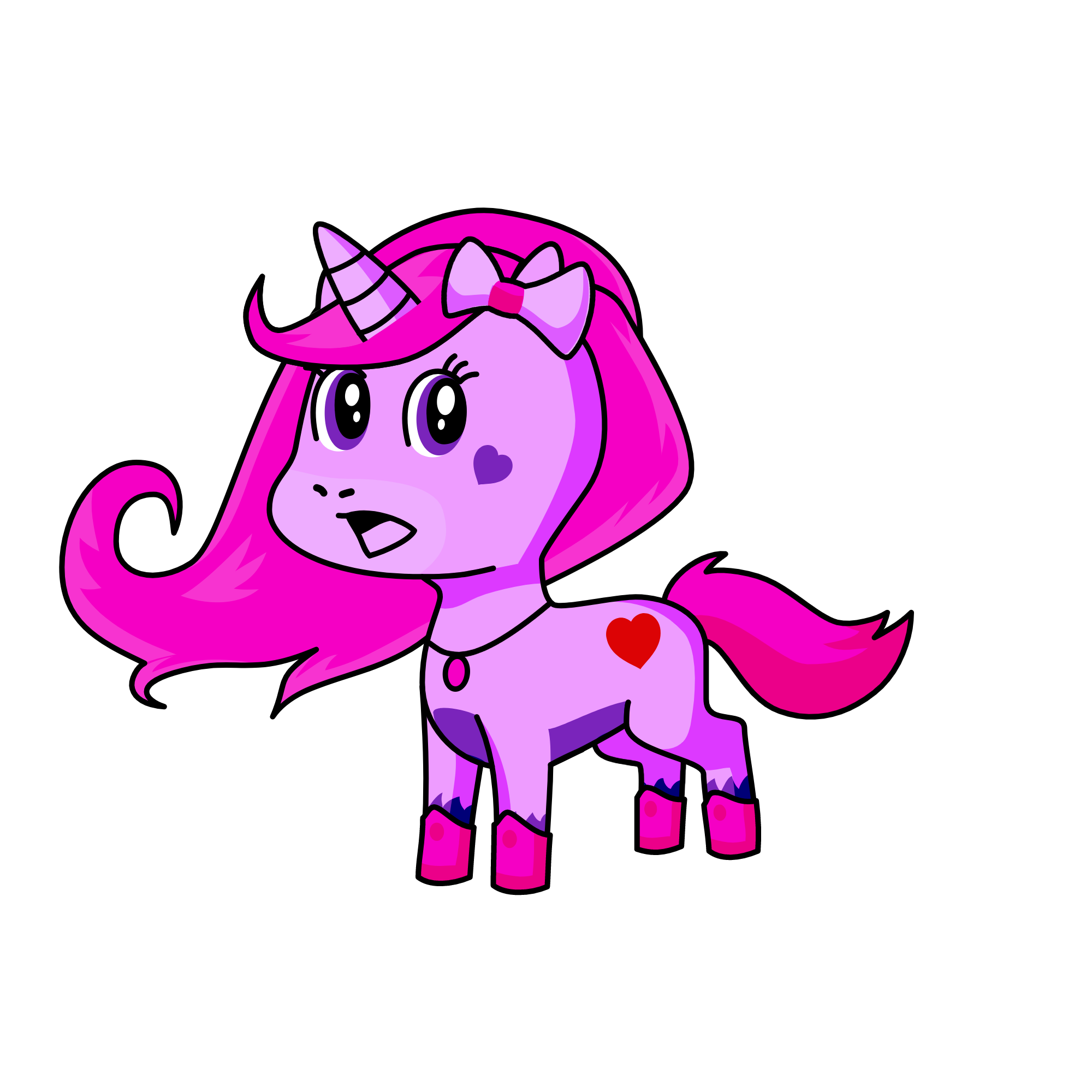 pig, the unicorn