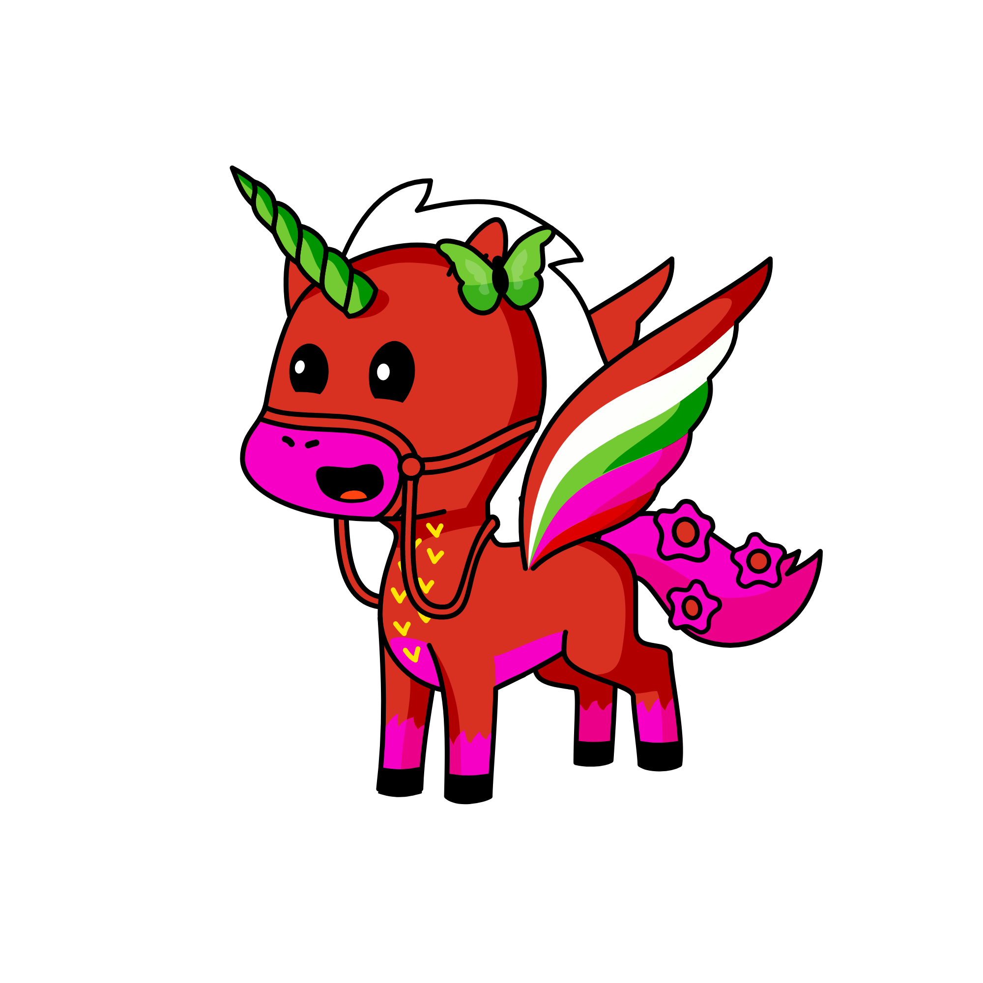 Φράουλα, the unicorn