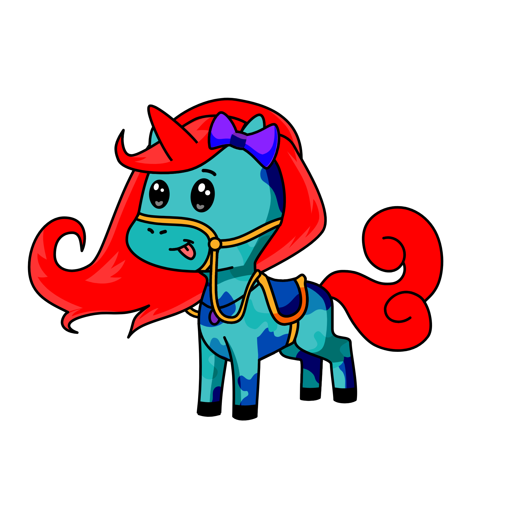 Arial, the unicorn