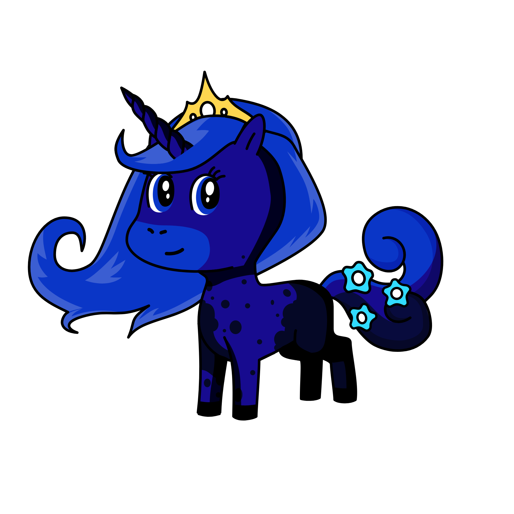 Princess Luna, the unicorn