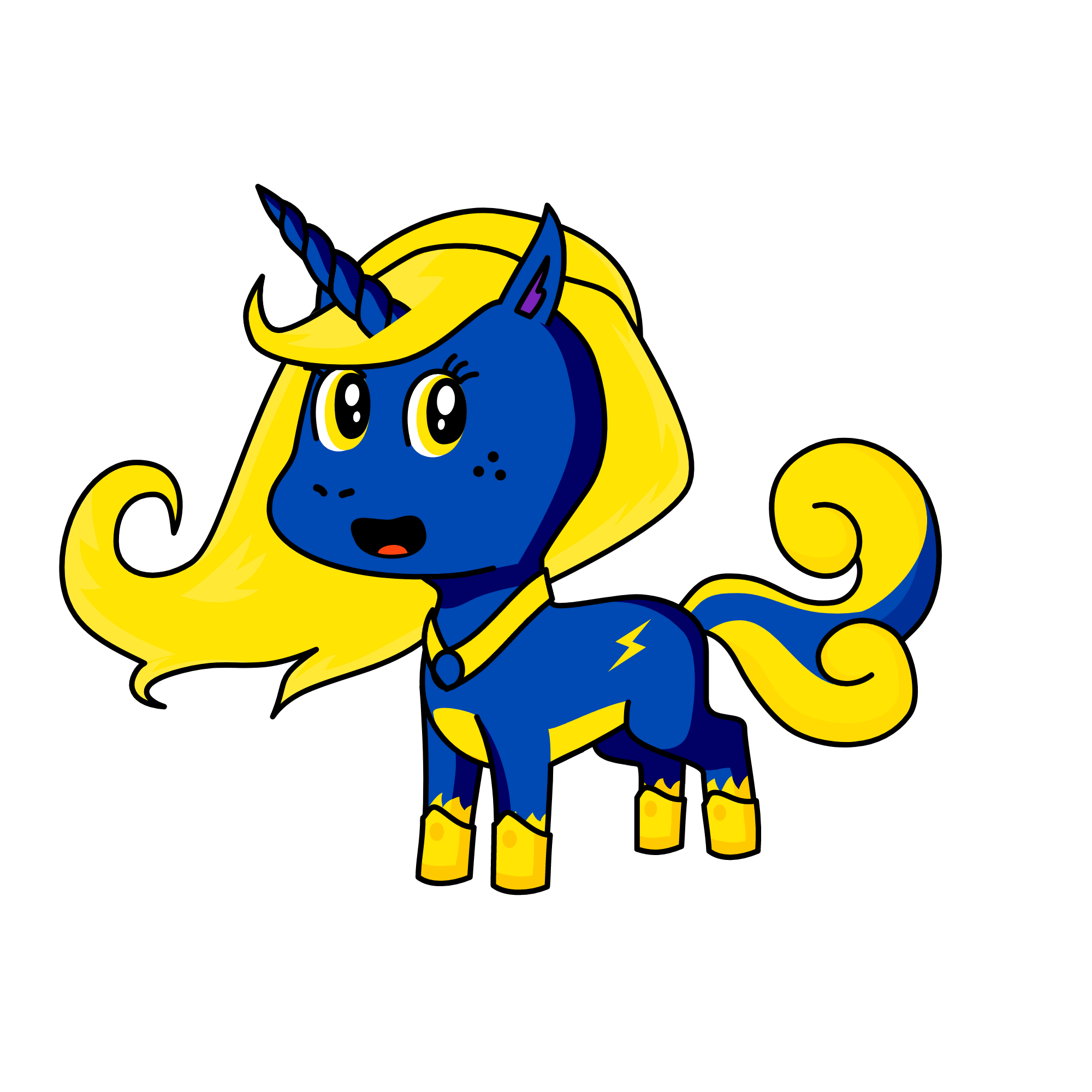 Luna, the unicorn