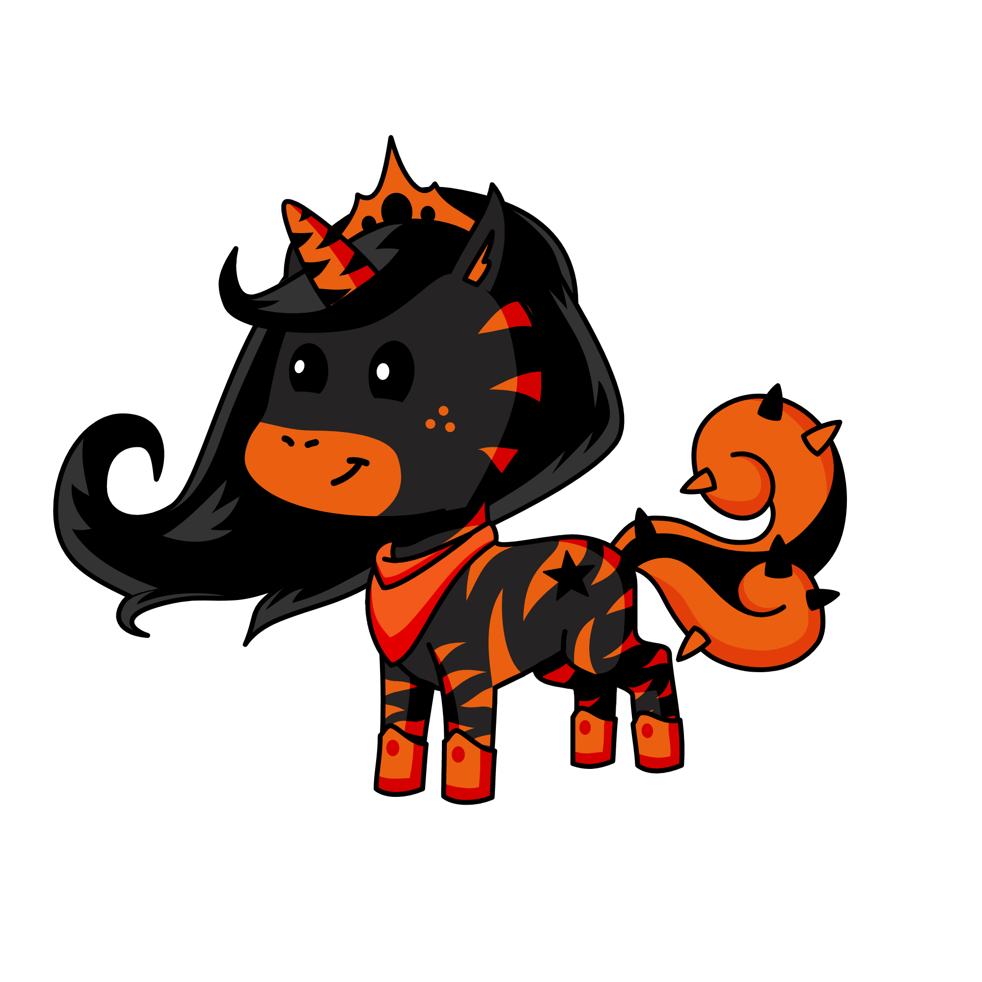 tiger, the unicorn