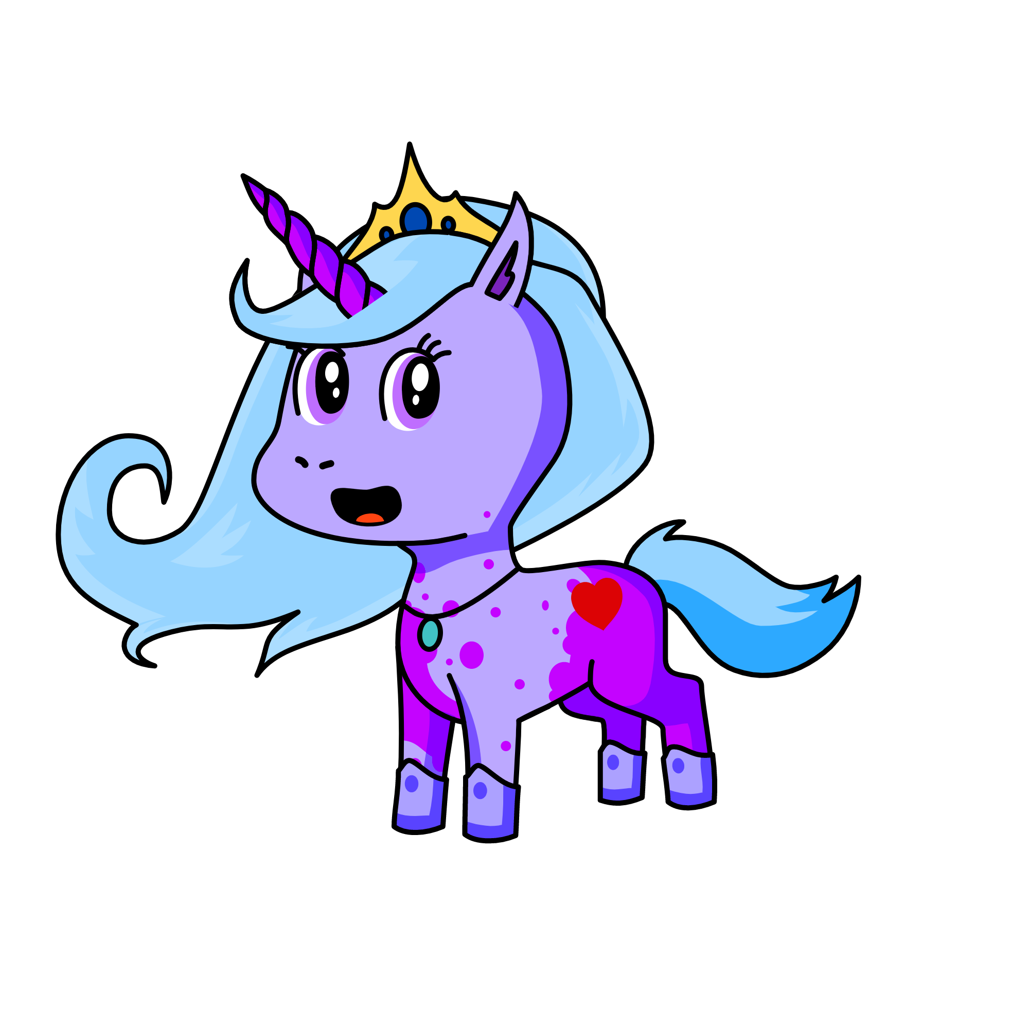 Windy, the unicorn