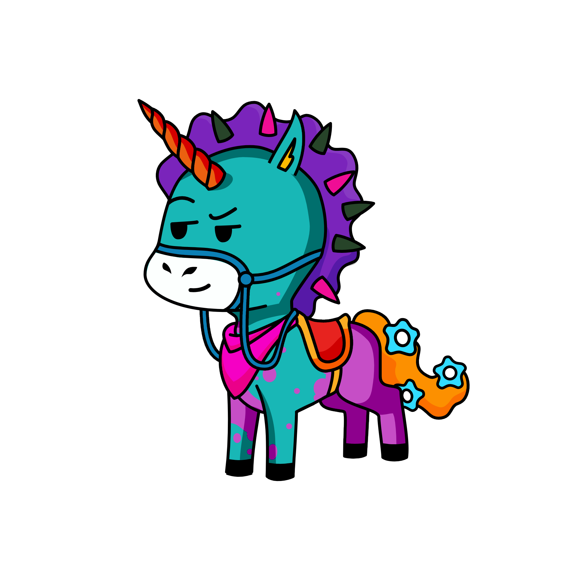 Cool, the unicorn