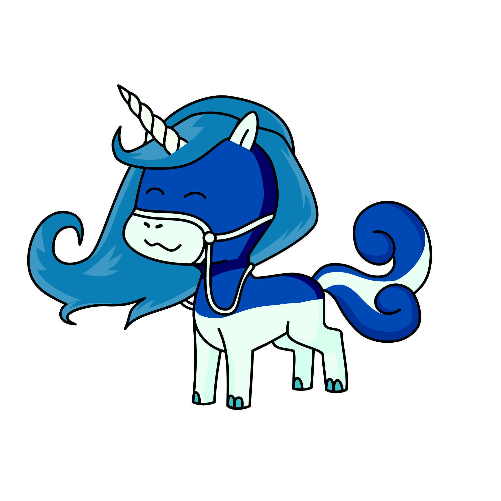 Snow P., the unicorn