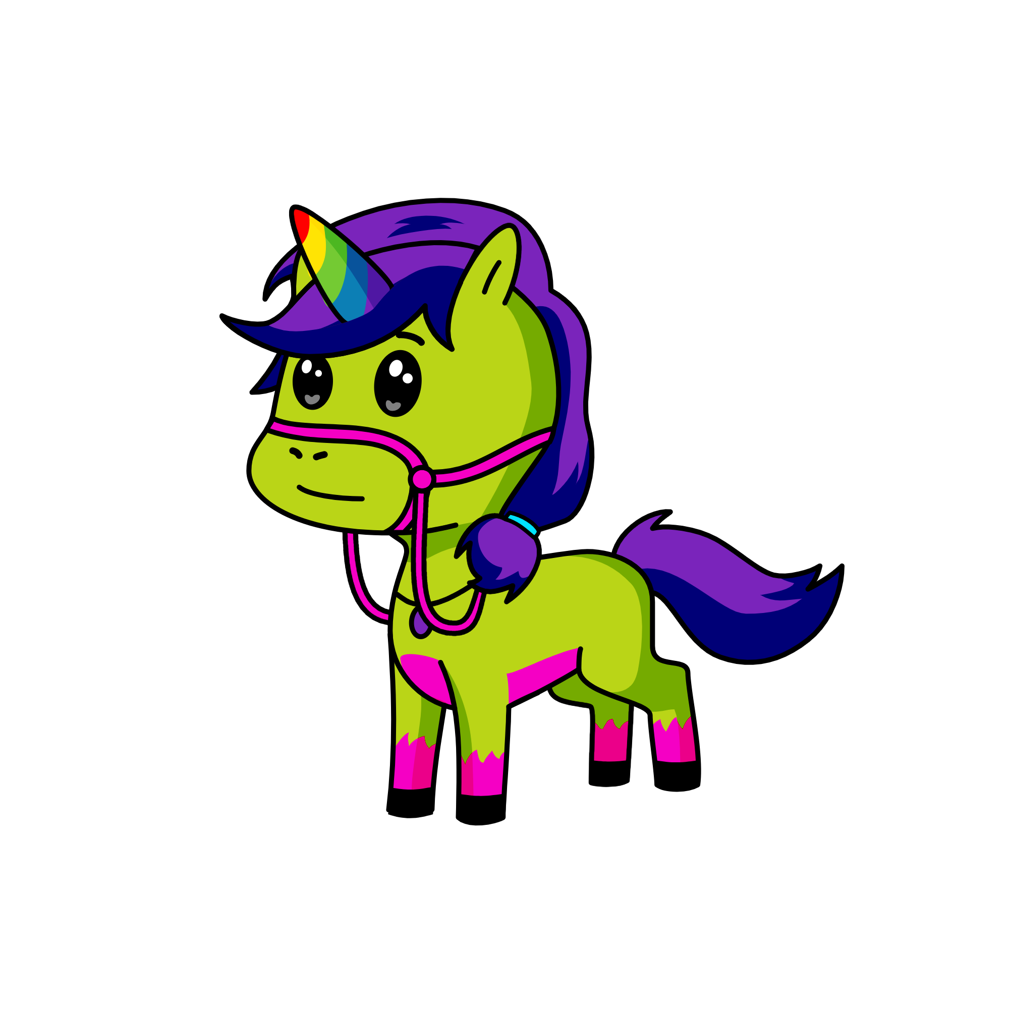 Emily Rainbow-Glitter (prisiner), the unicorn