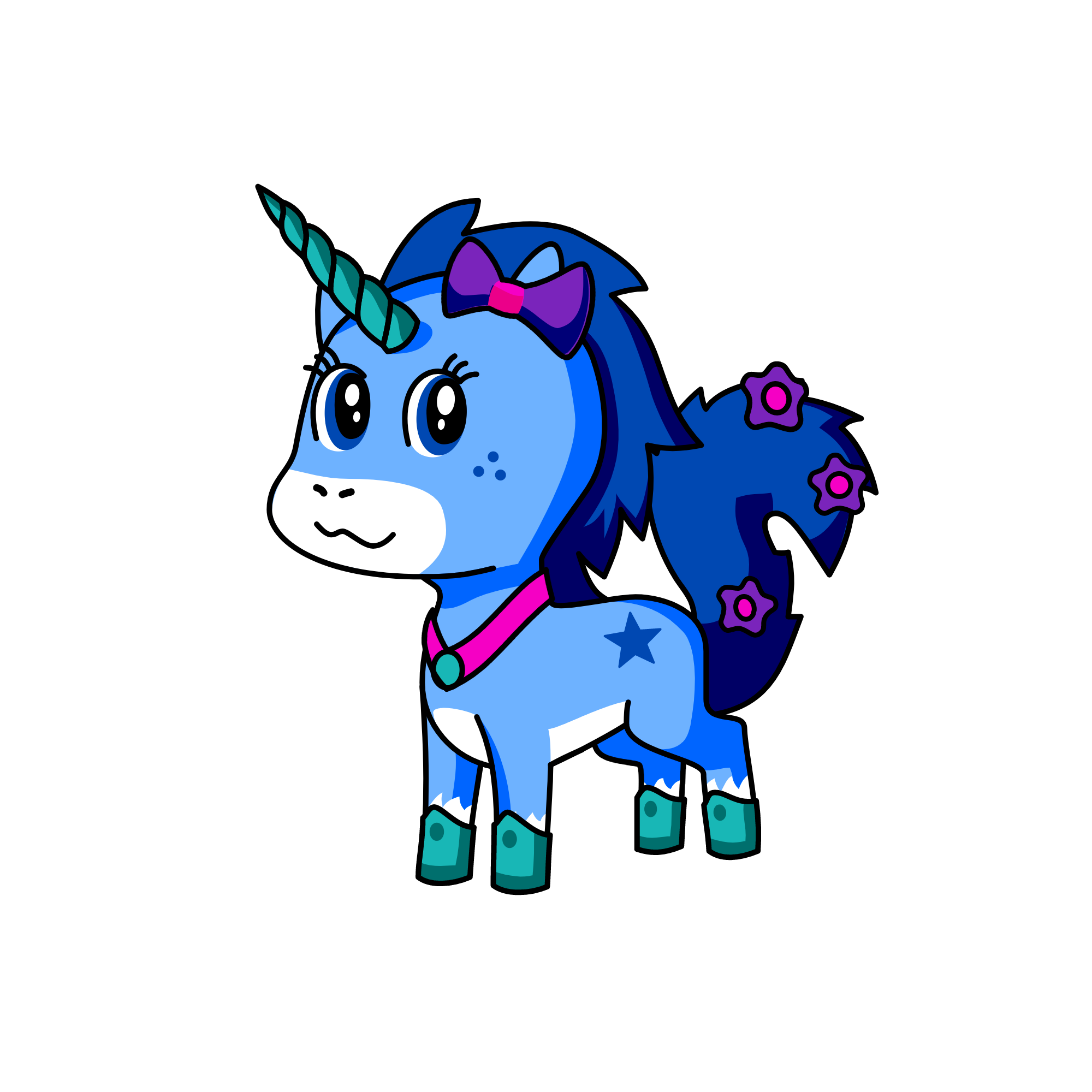 Glitter Snow, the unicorn
