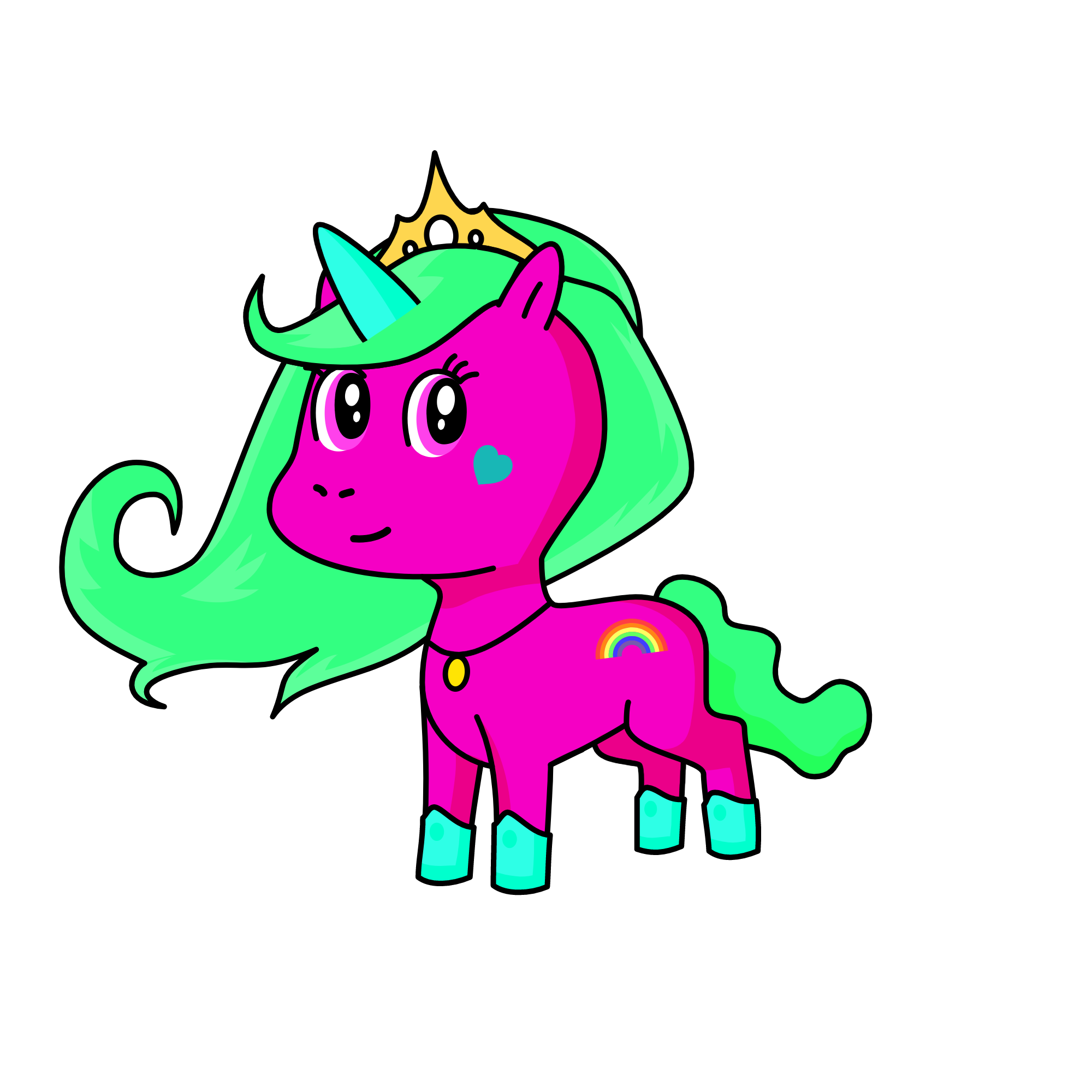 majestic lily, the unicorn