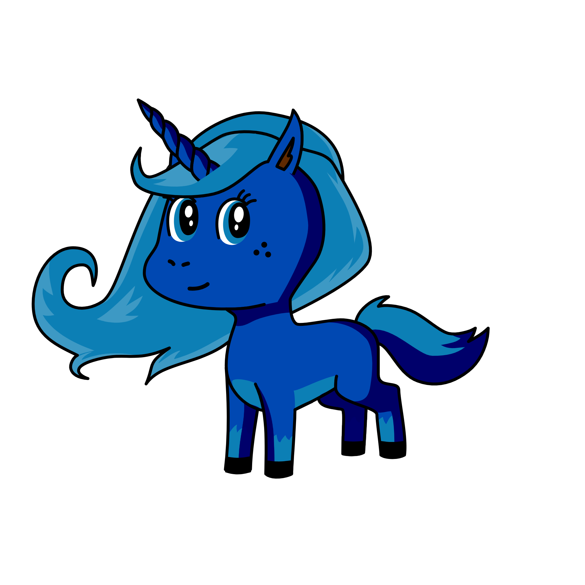 Midnight, the unicorn
