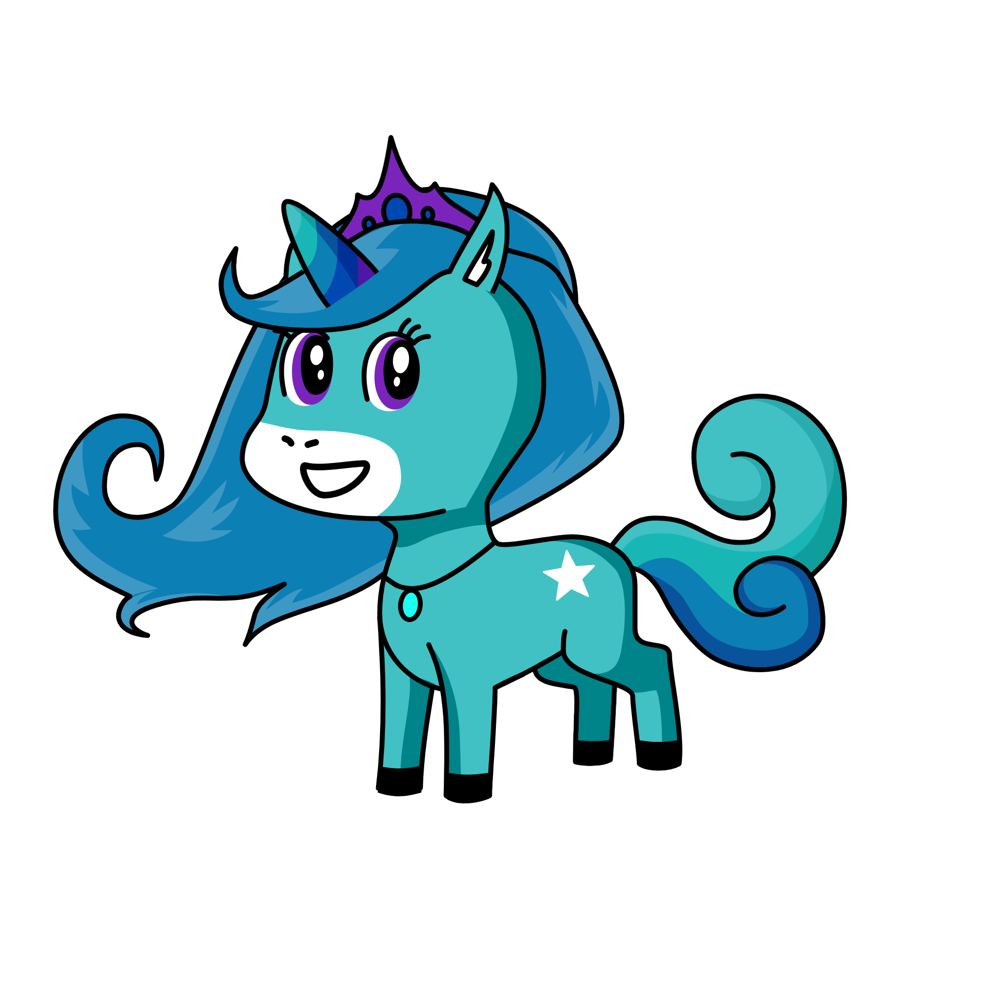 Snowy, the unicorn
