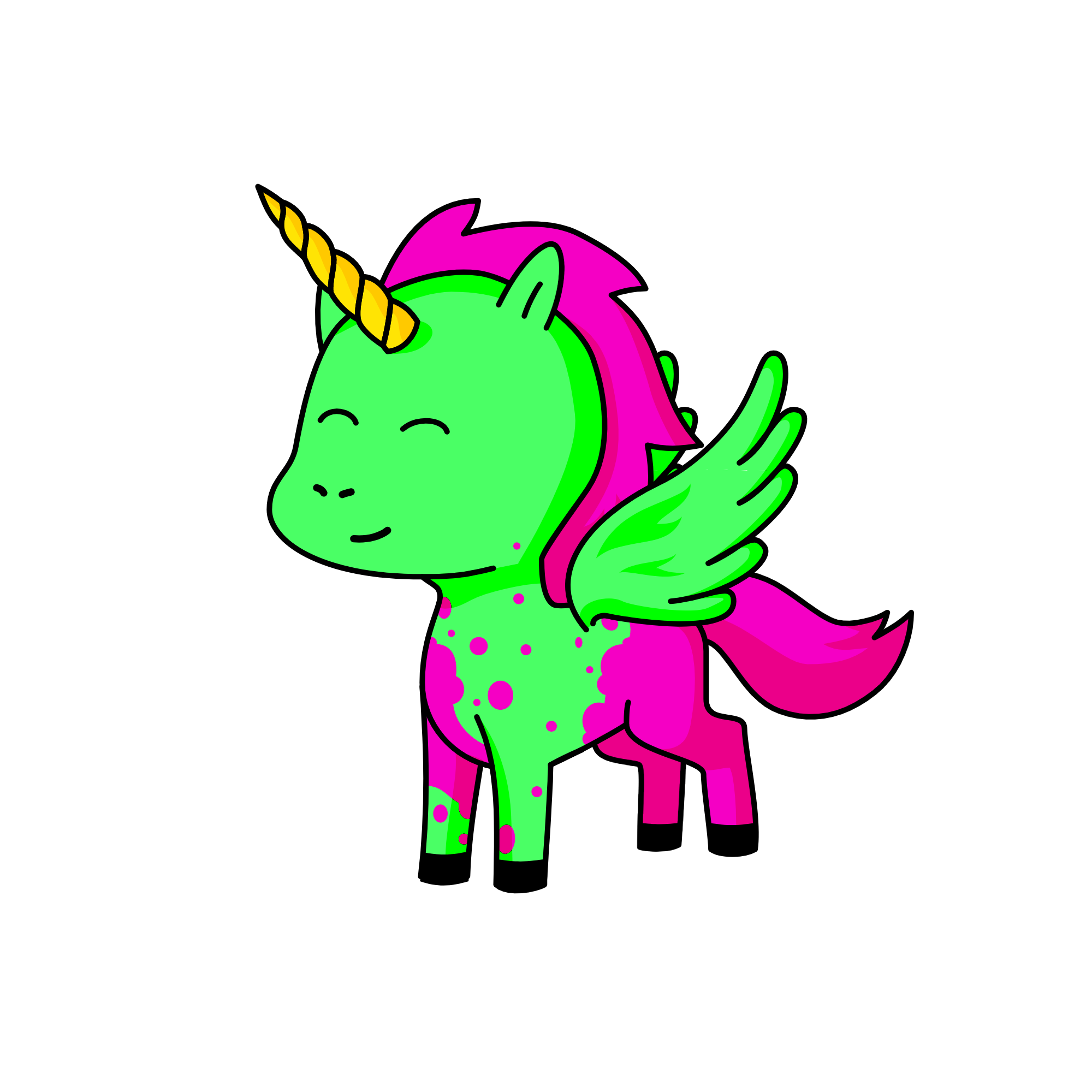 nothing, the unicorn