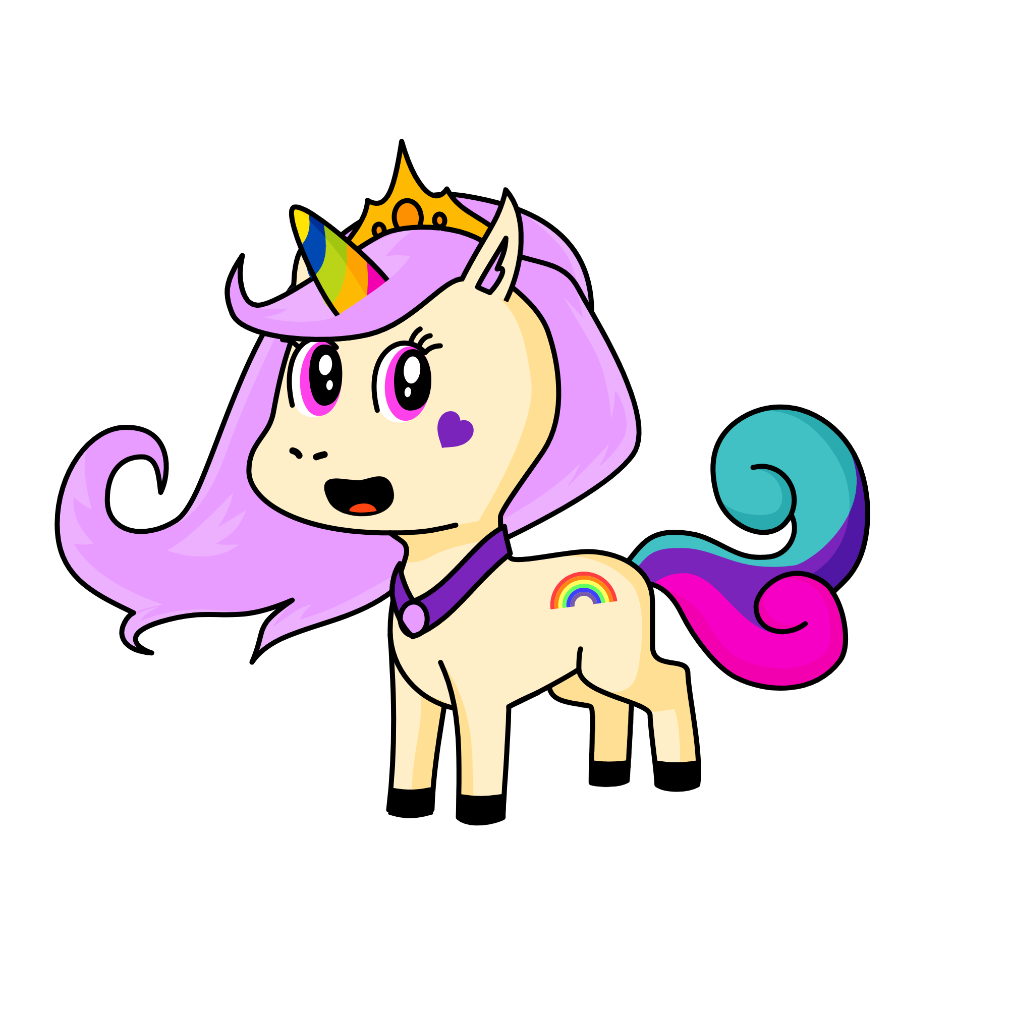 Rainy, the unicorn