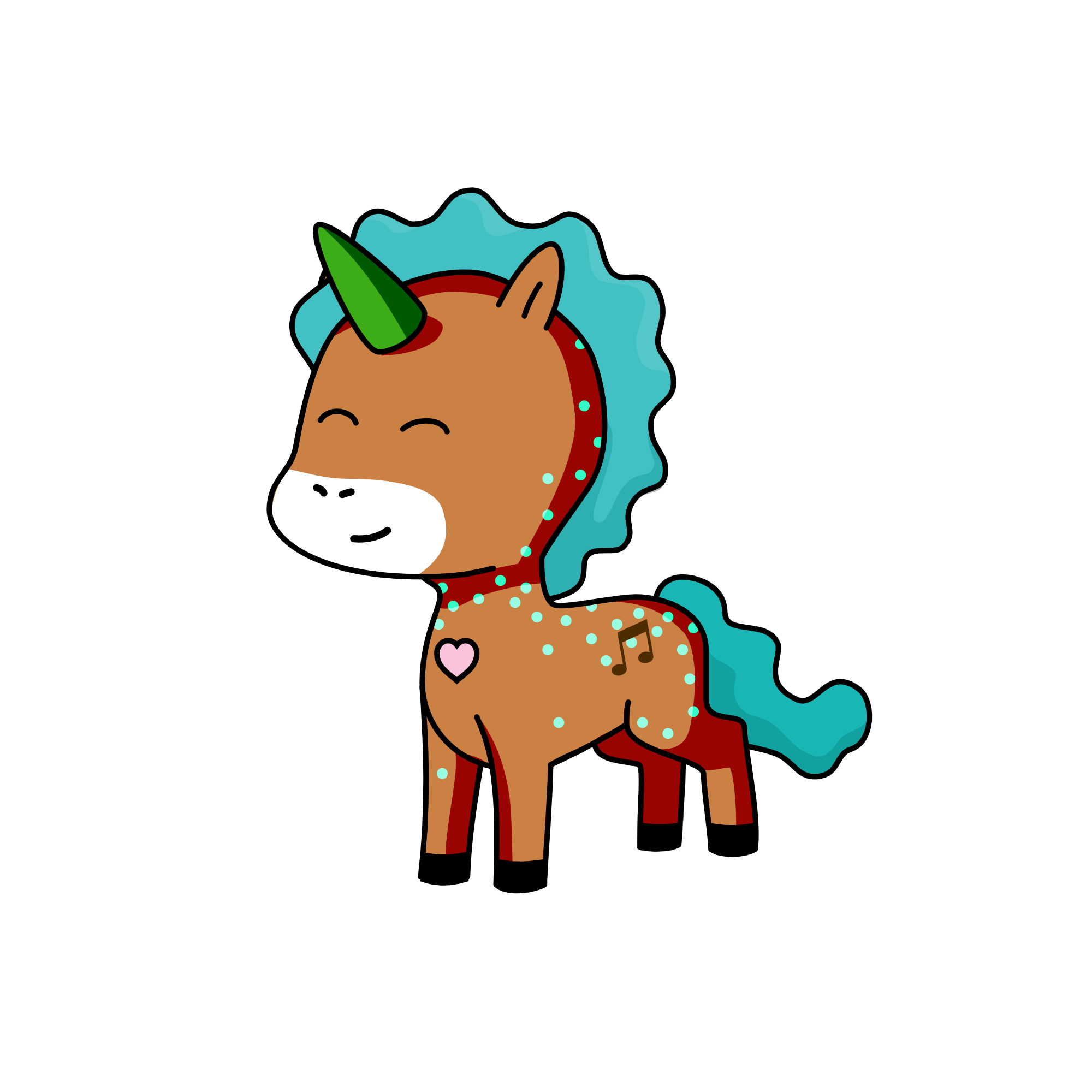 belle, the unicorn