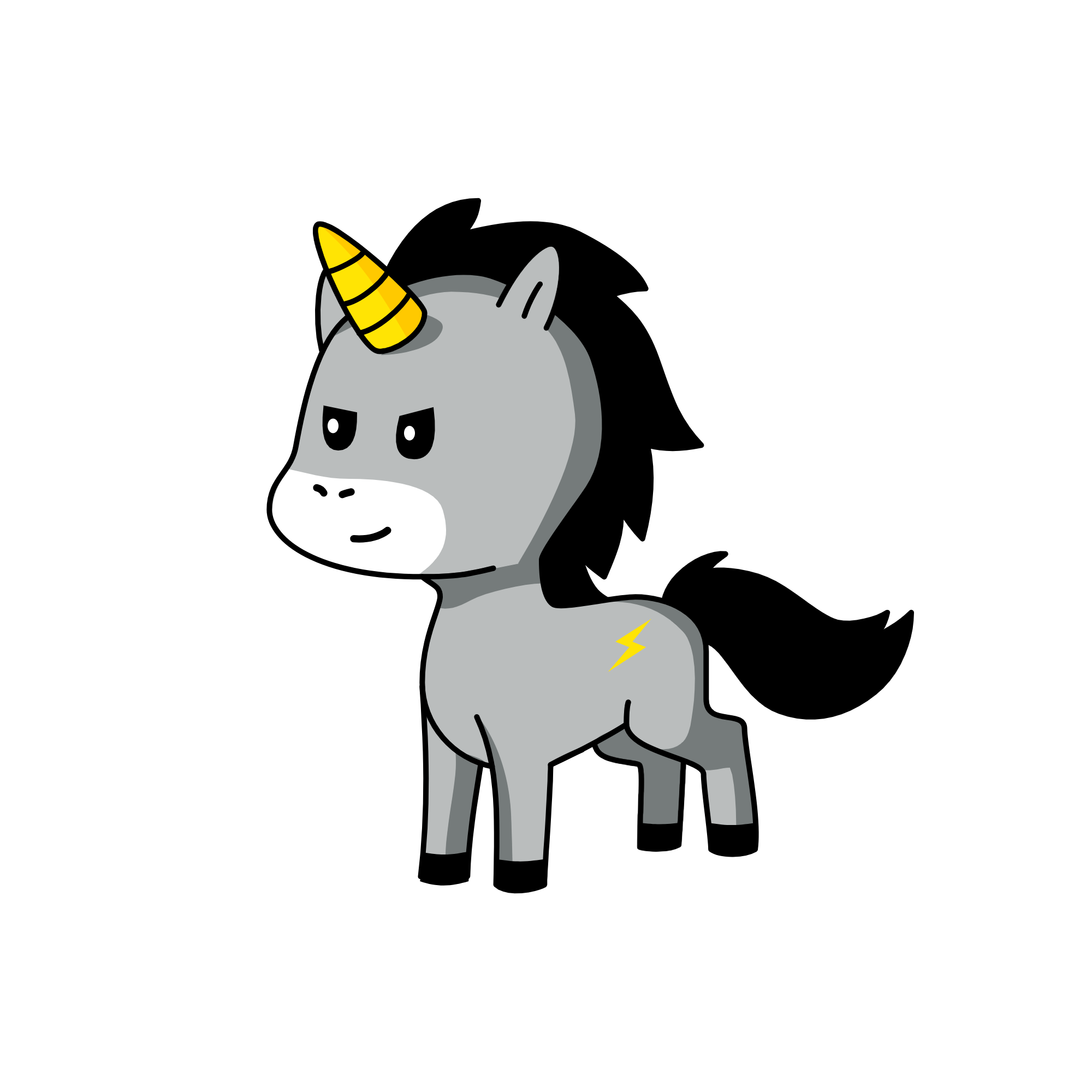 lightning , the unicorn