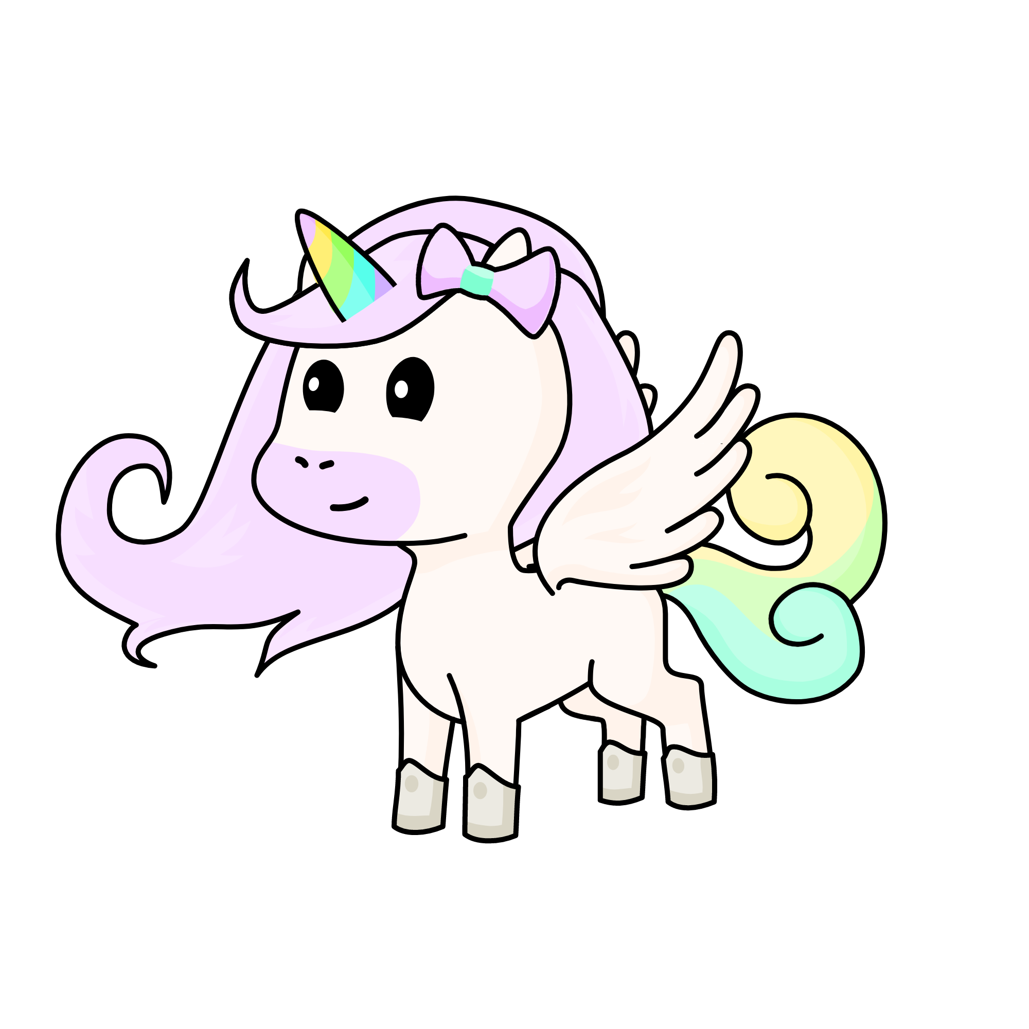Pastel, the unicorn