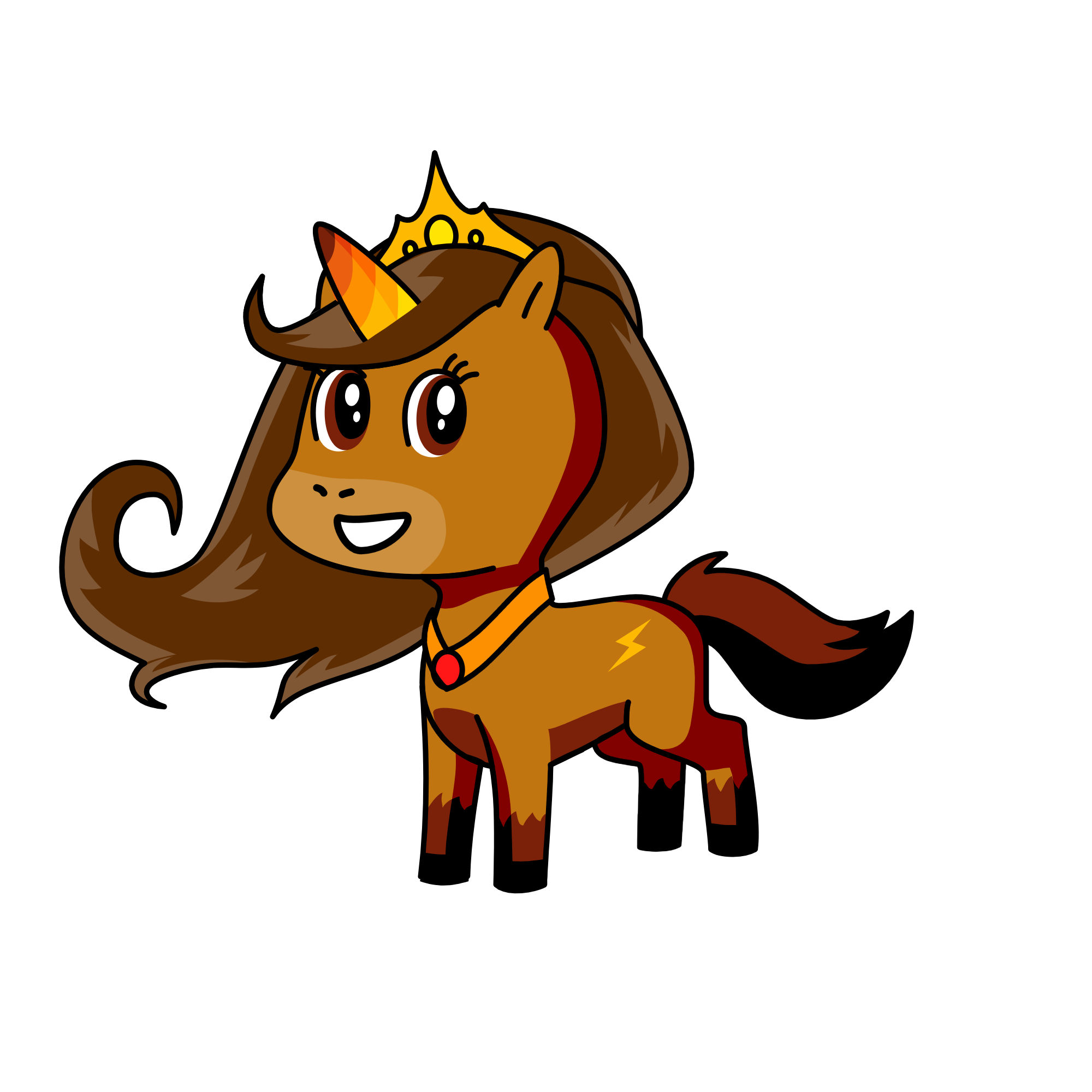Sandy, the unicorn