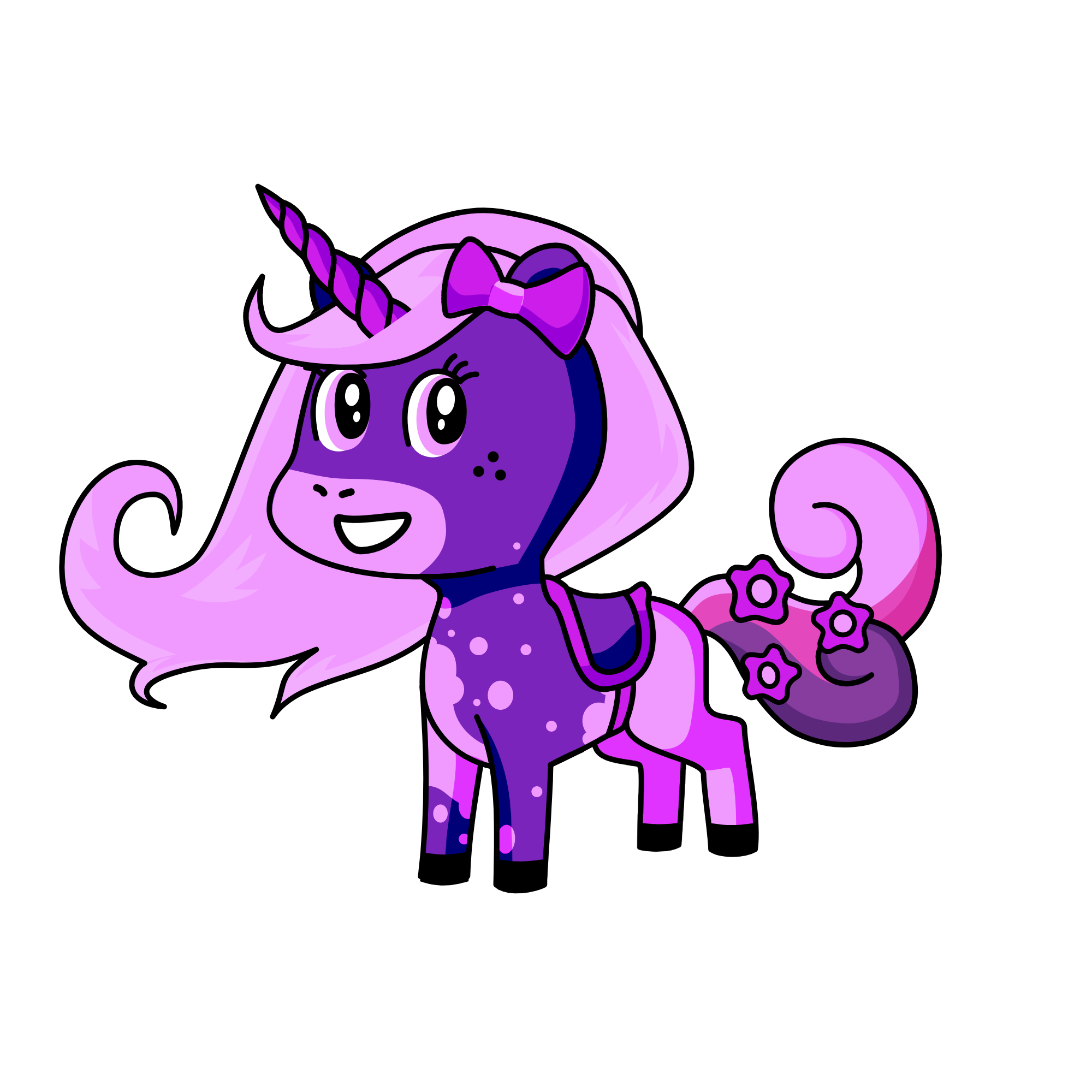 violet, the unicorn