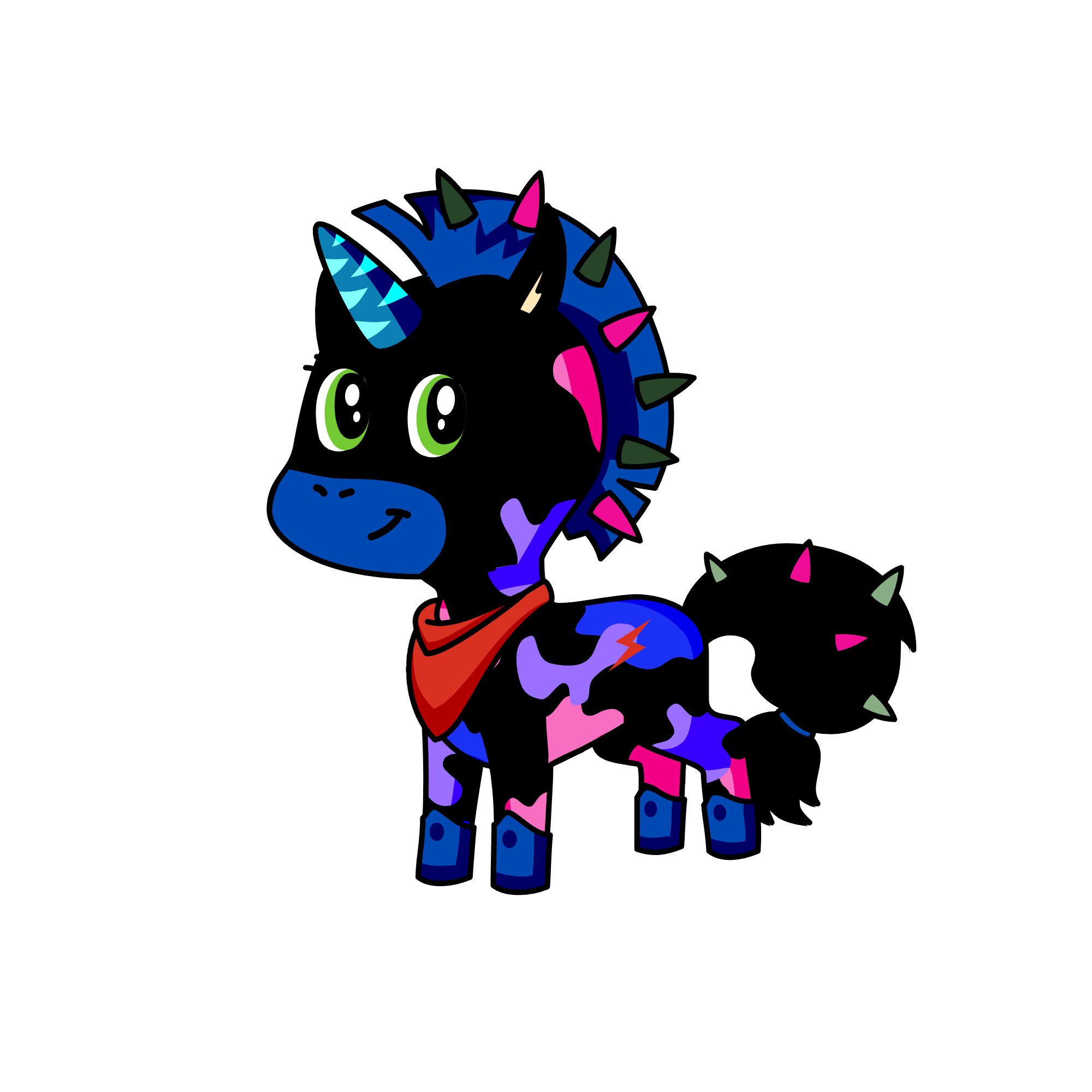 PUNKY, the unicorn