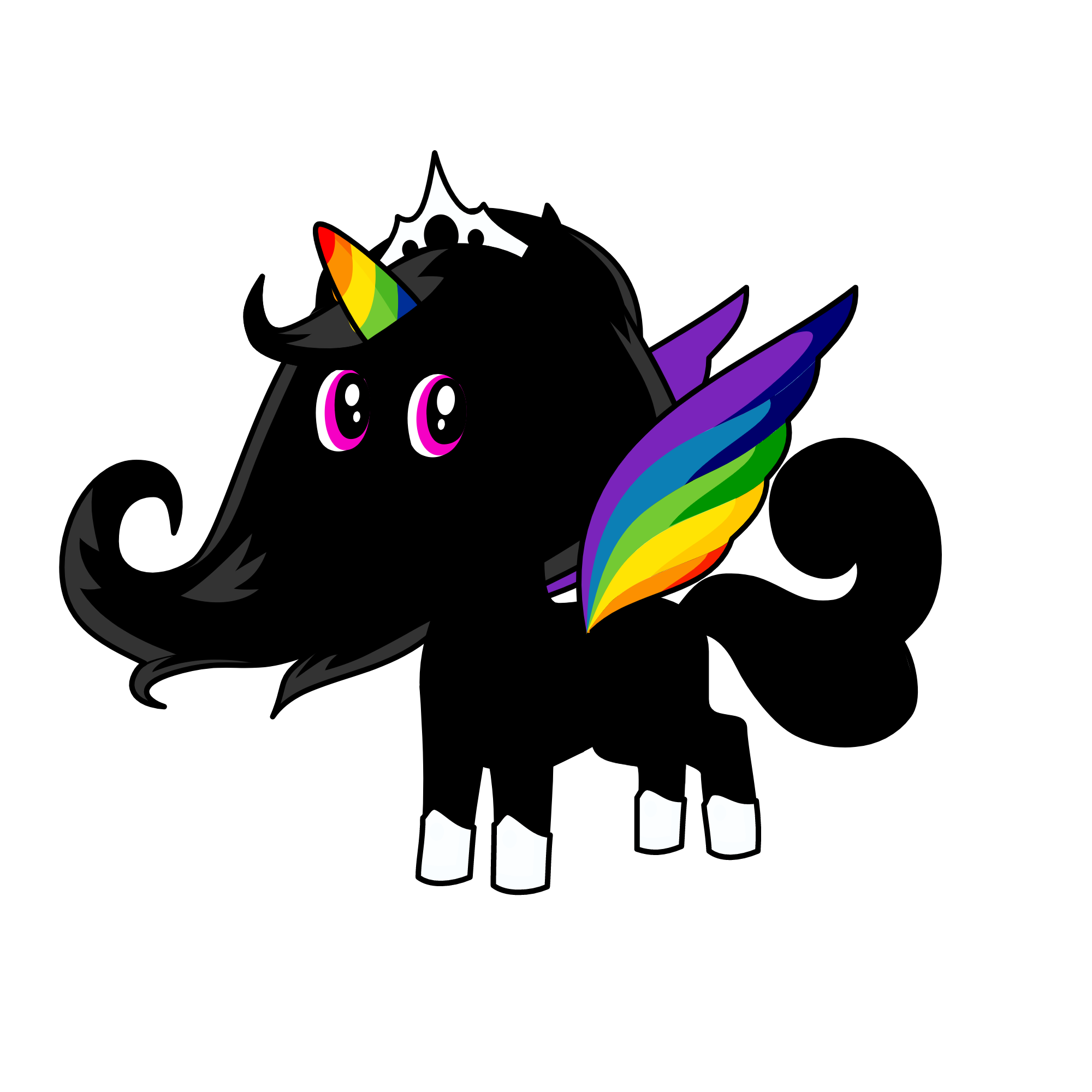 Princess Rainbow, the unicorn