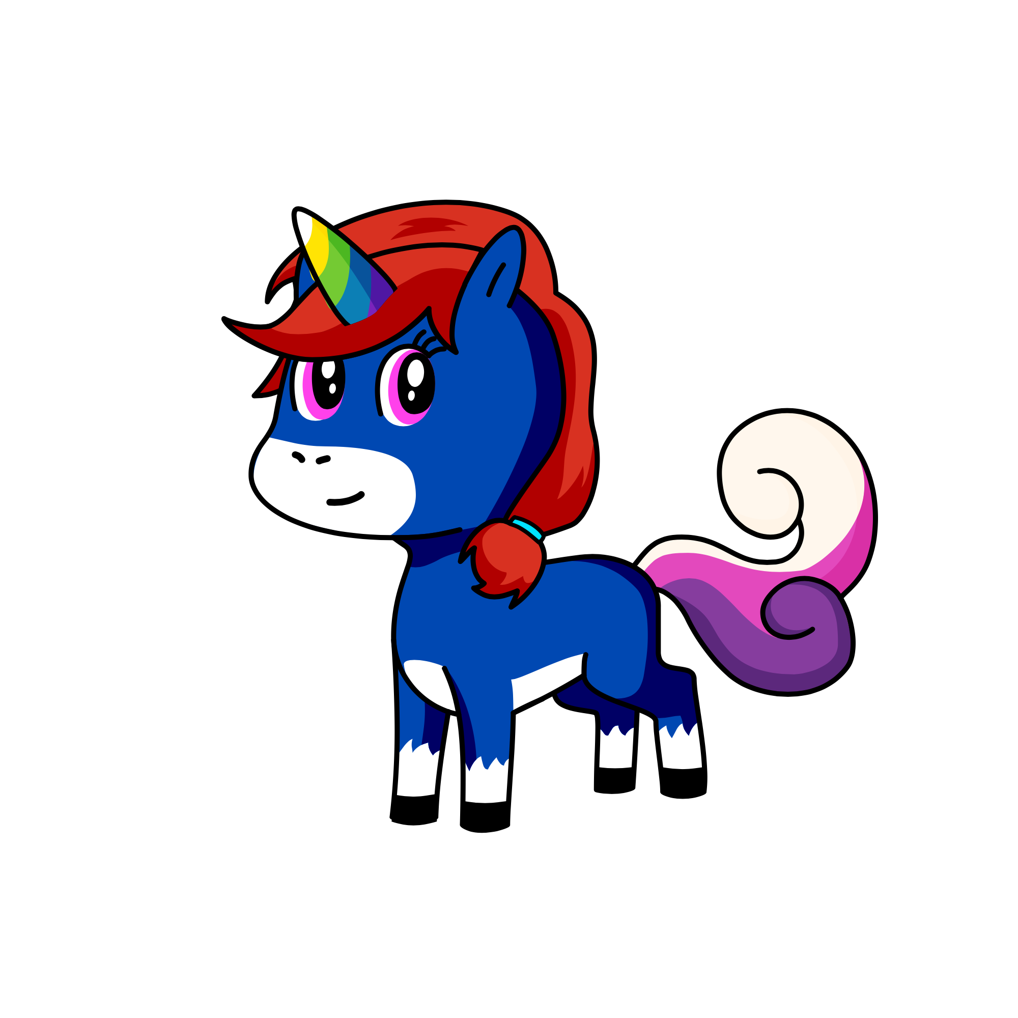 Princess Alessia, the unicorn