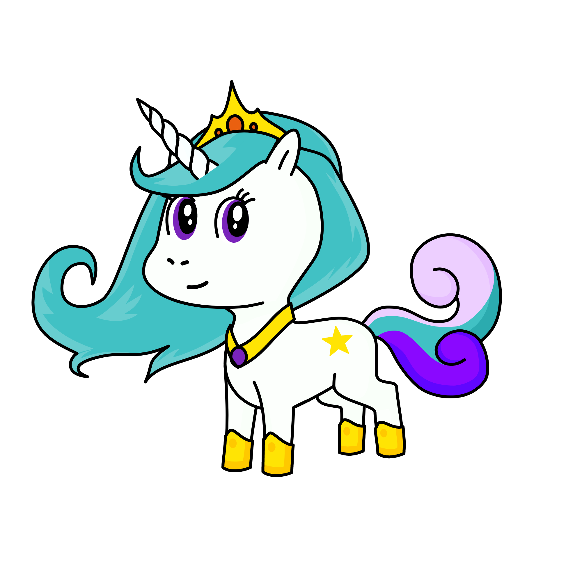 Princesse celestia, the unicorn